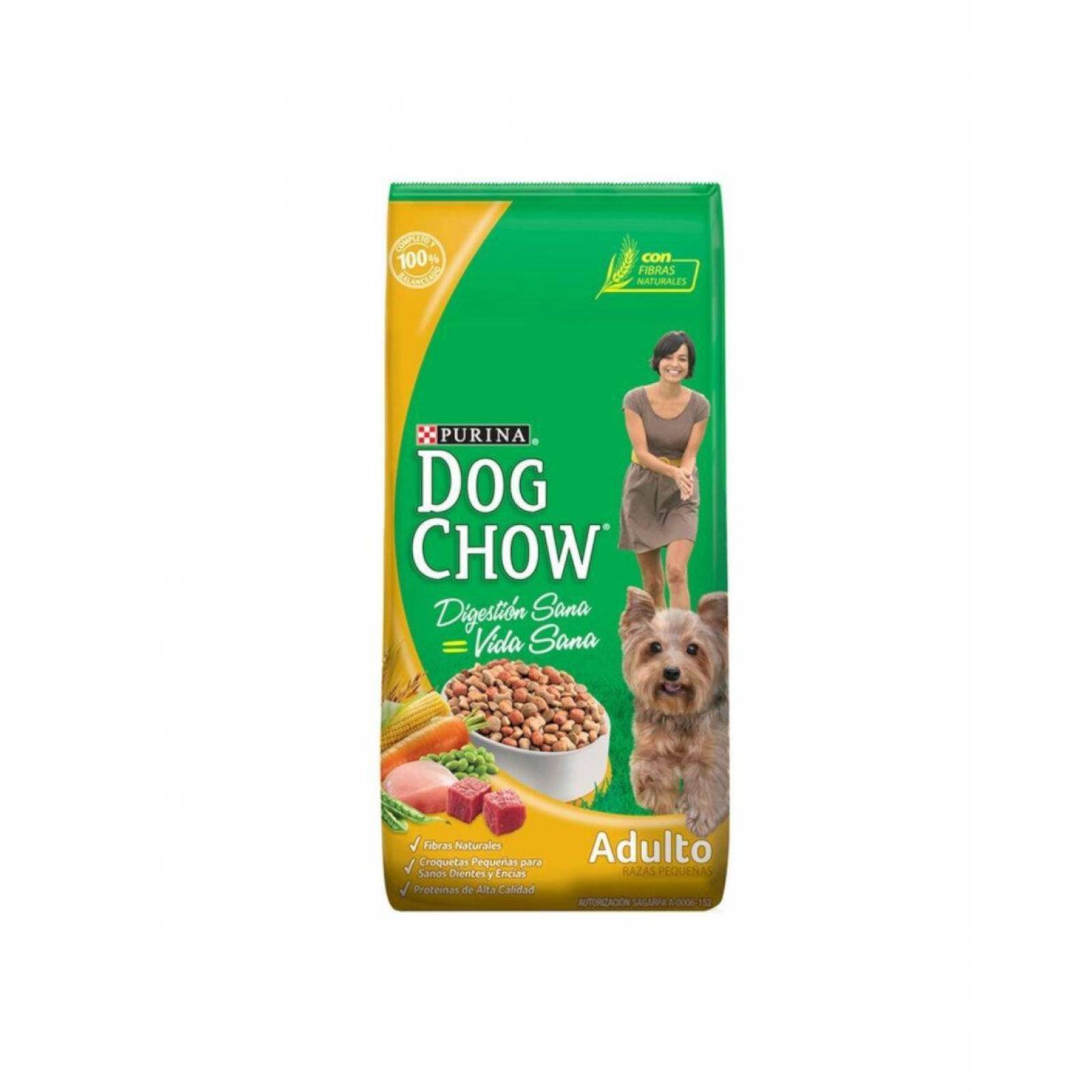 Alimento Mascotas Dog Chow Adulto Razas Pequeñas Bulto 25 Kg 