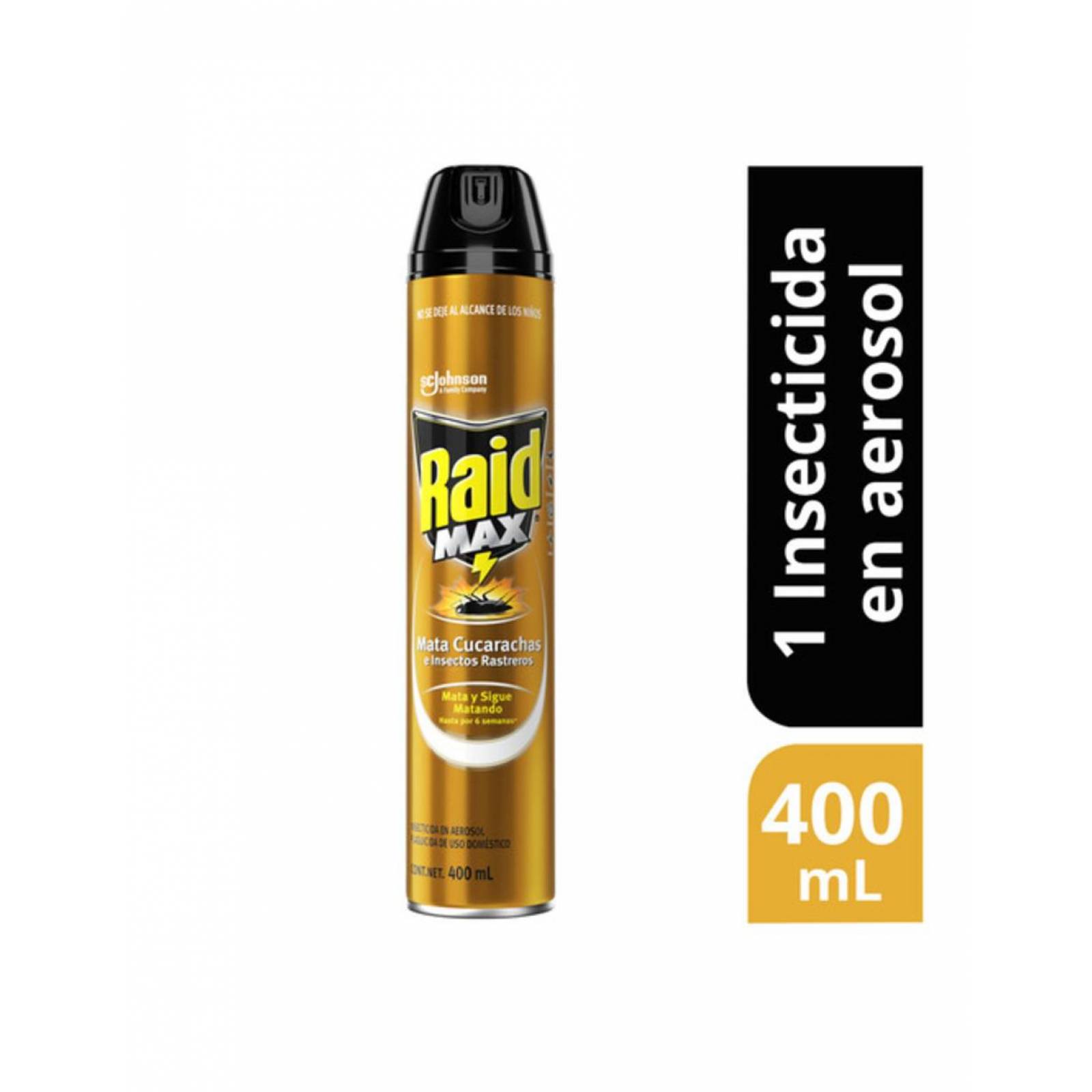 Pack de 12 Insecticida Raid Max de 400 ML 