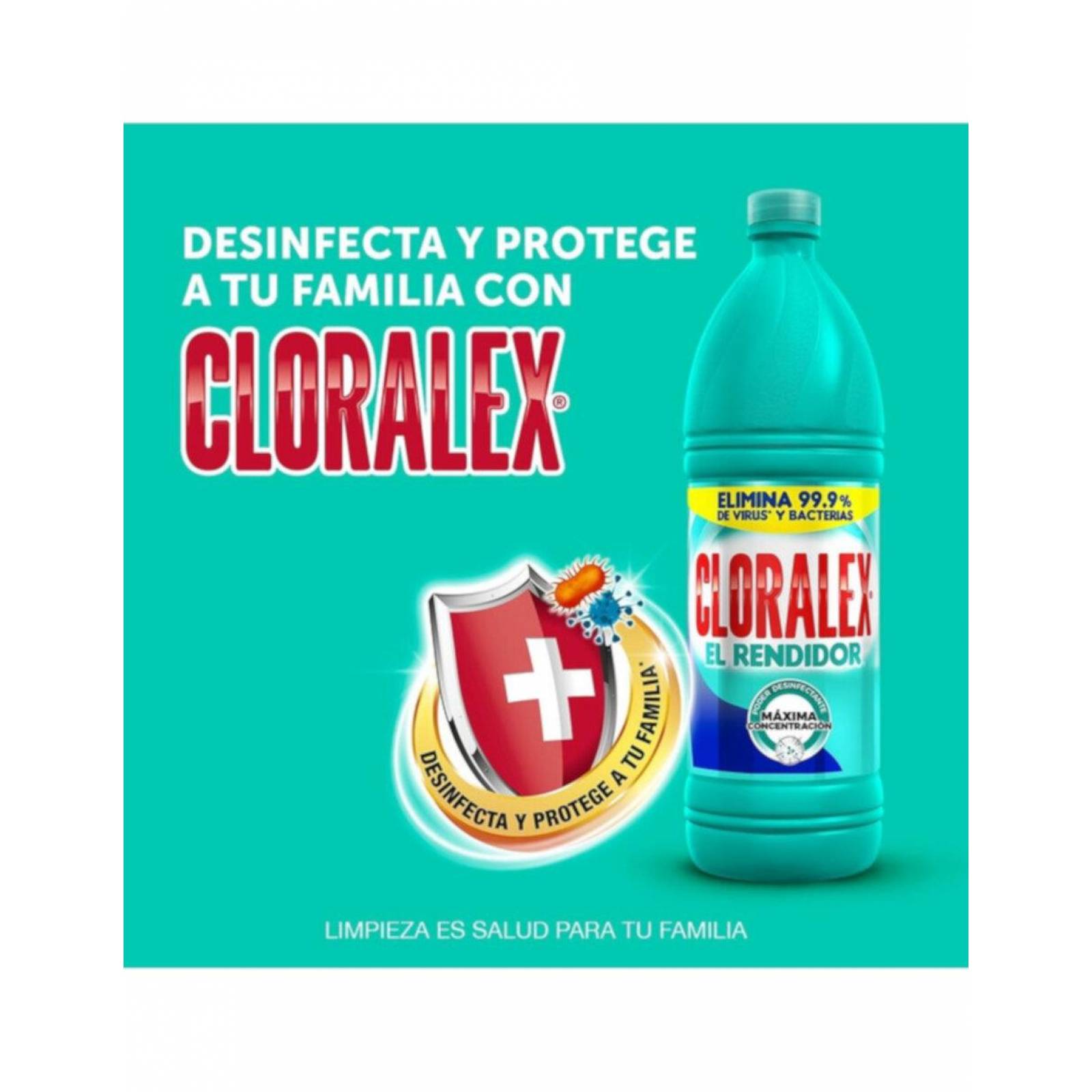 Clortex Pack de 20 Blanqueador Cloralex de 500 ML