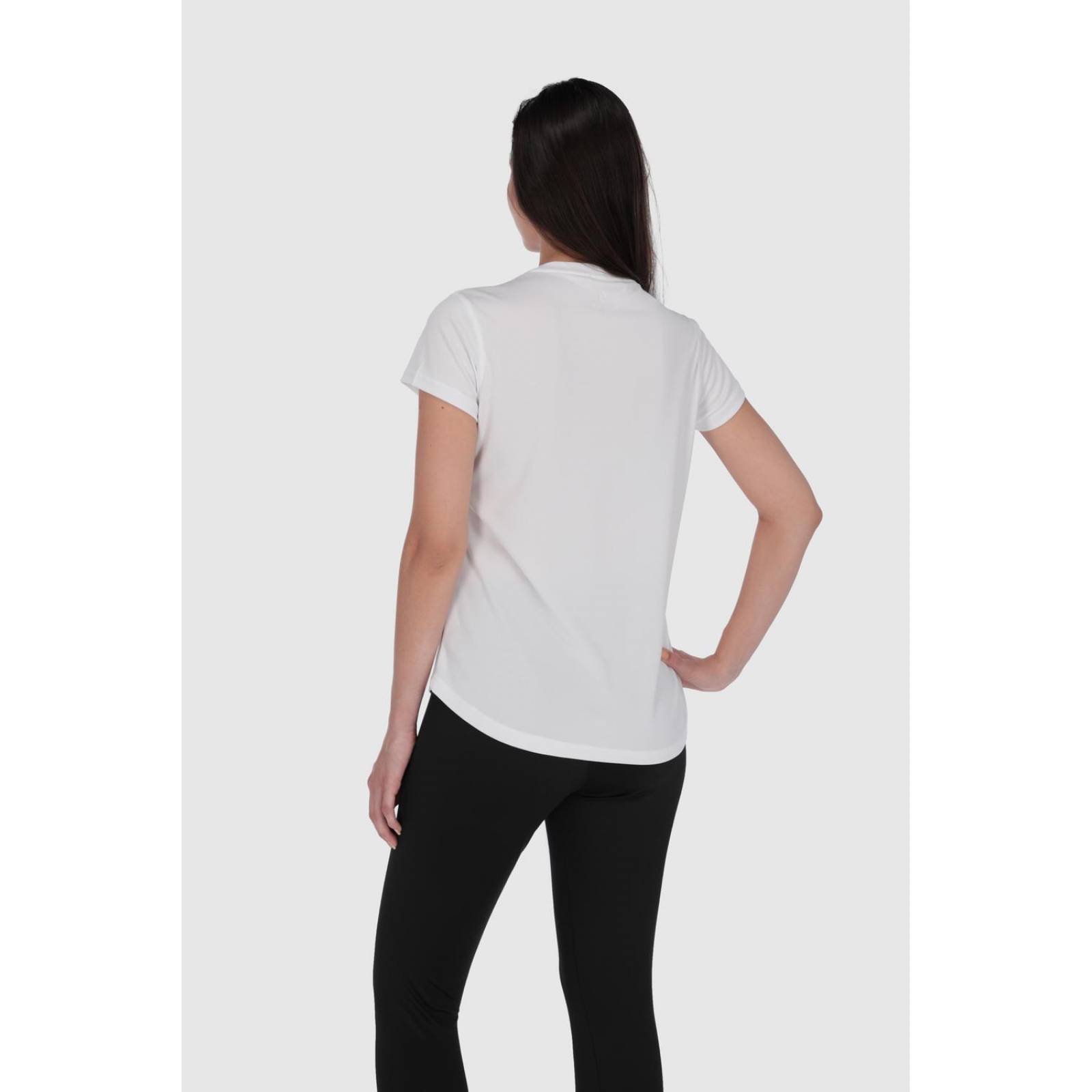 Playera Deportiva Dama Miles Camiseta Blanco 