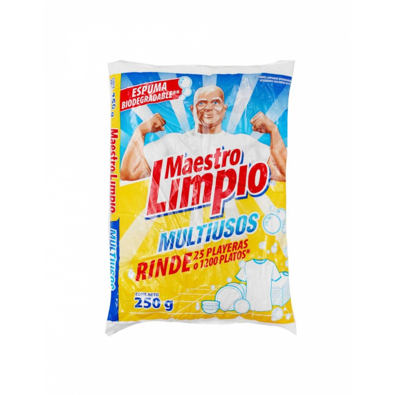 Pack de 32 Detergentes Polvo Maestro Limpio Multiusos 250 gr 