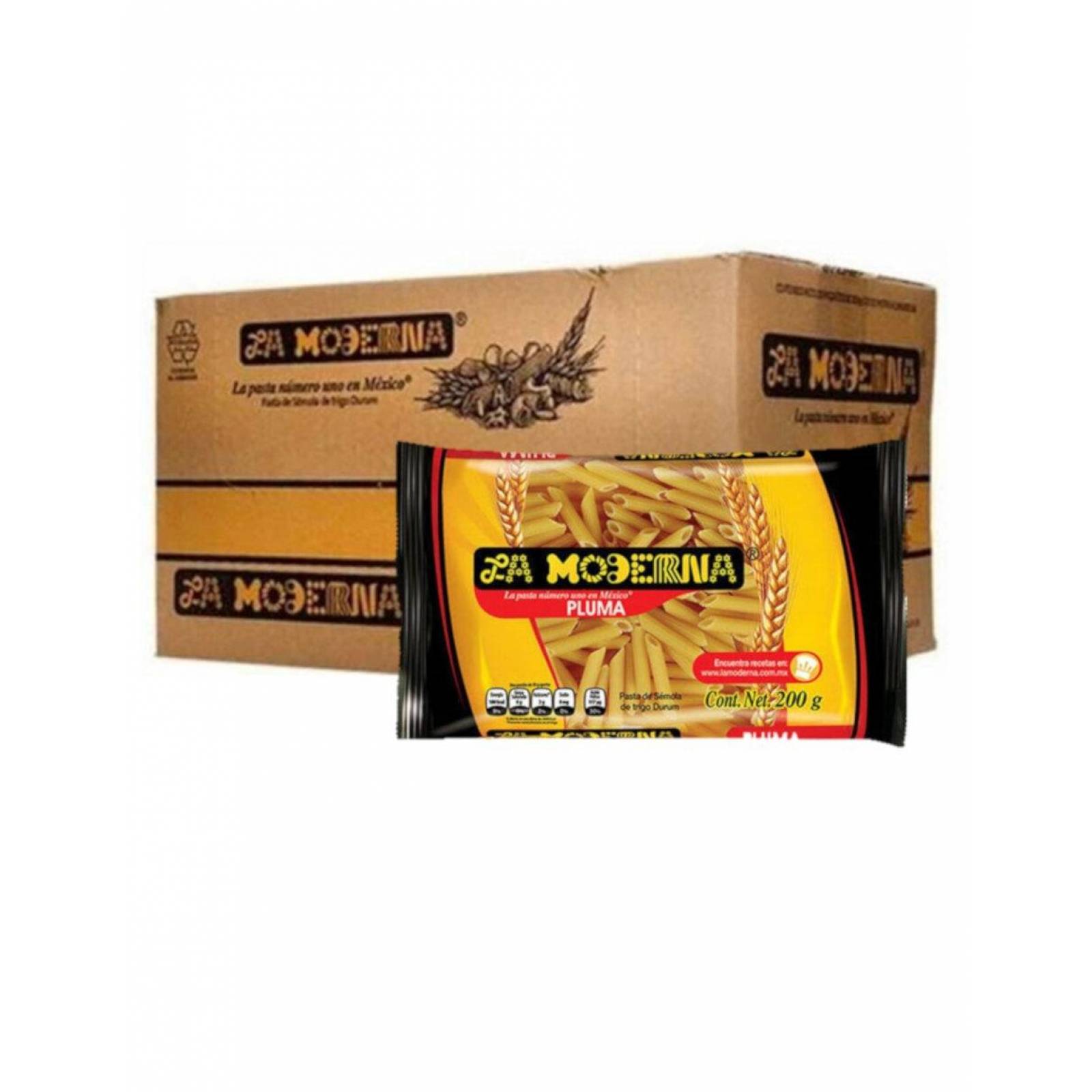 Pack de 20 Sopa para Pasta La Moderna Pluma 200 gr