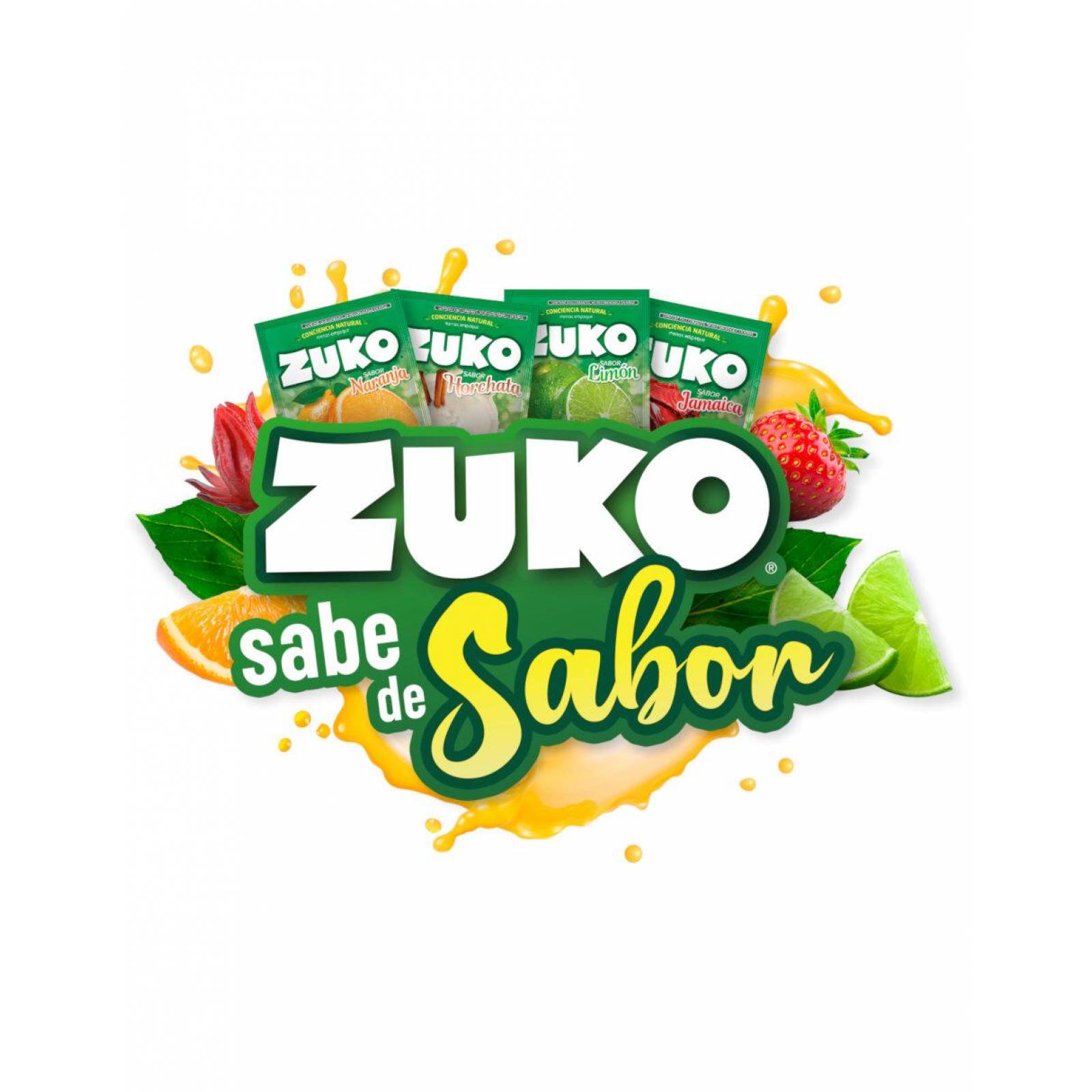 Pack de 12 Bebida en Polvo Zuko Piña Colada 8/15 gr