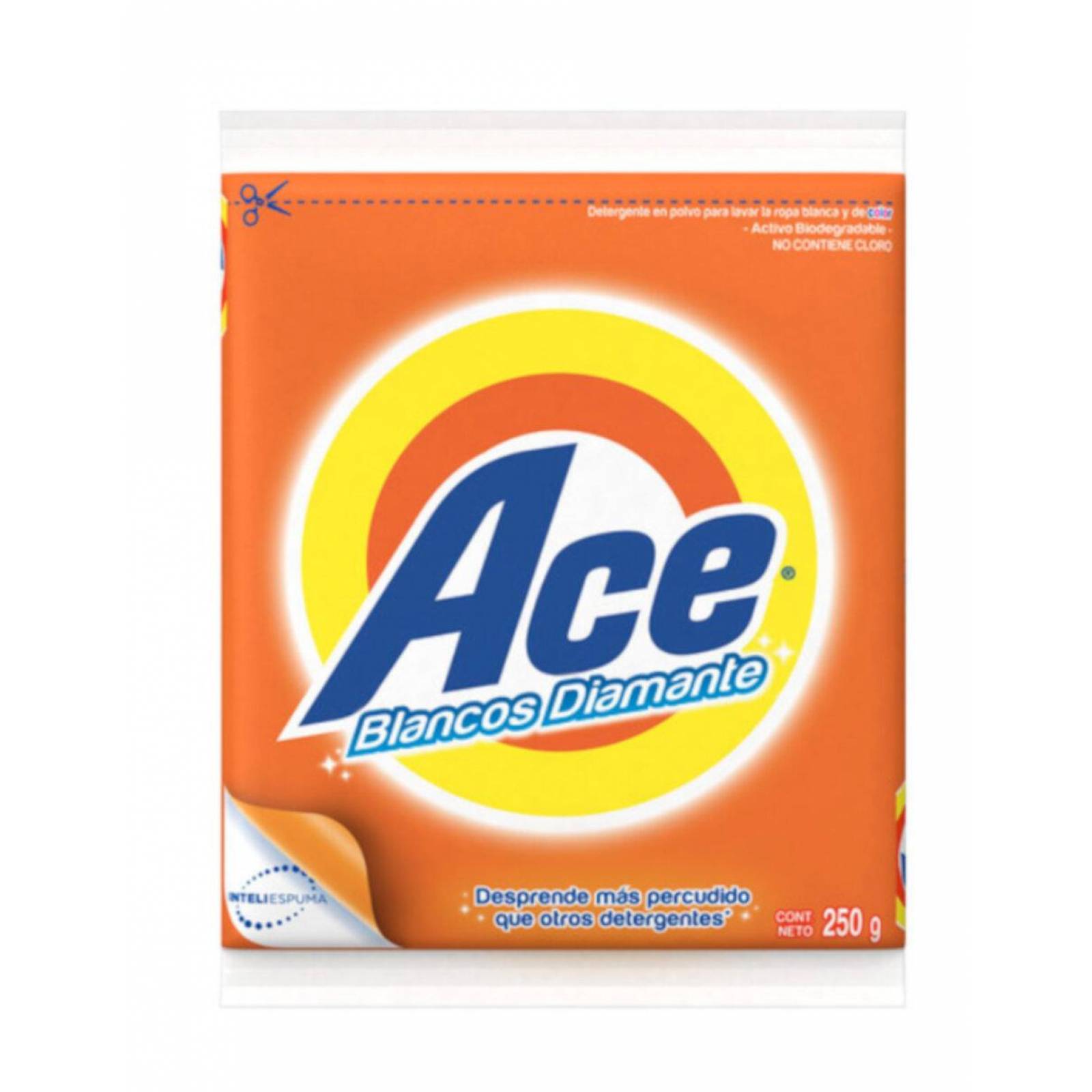 Pack de 36 Detergentes en Polvo Ace Regular de 250 gr 