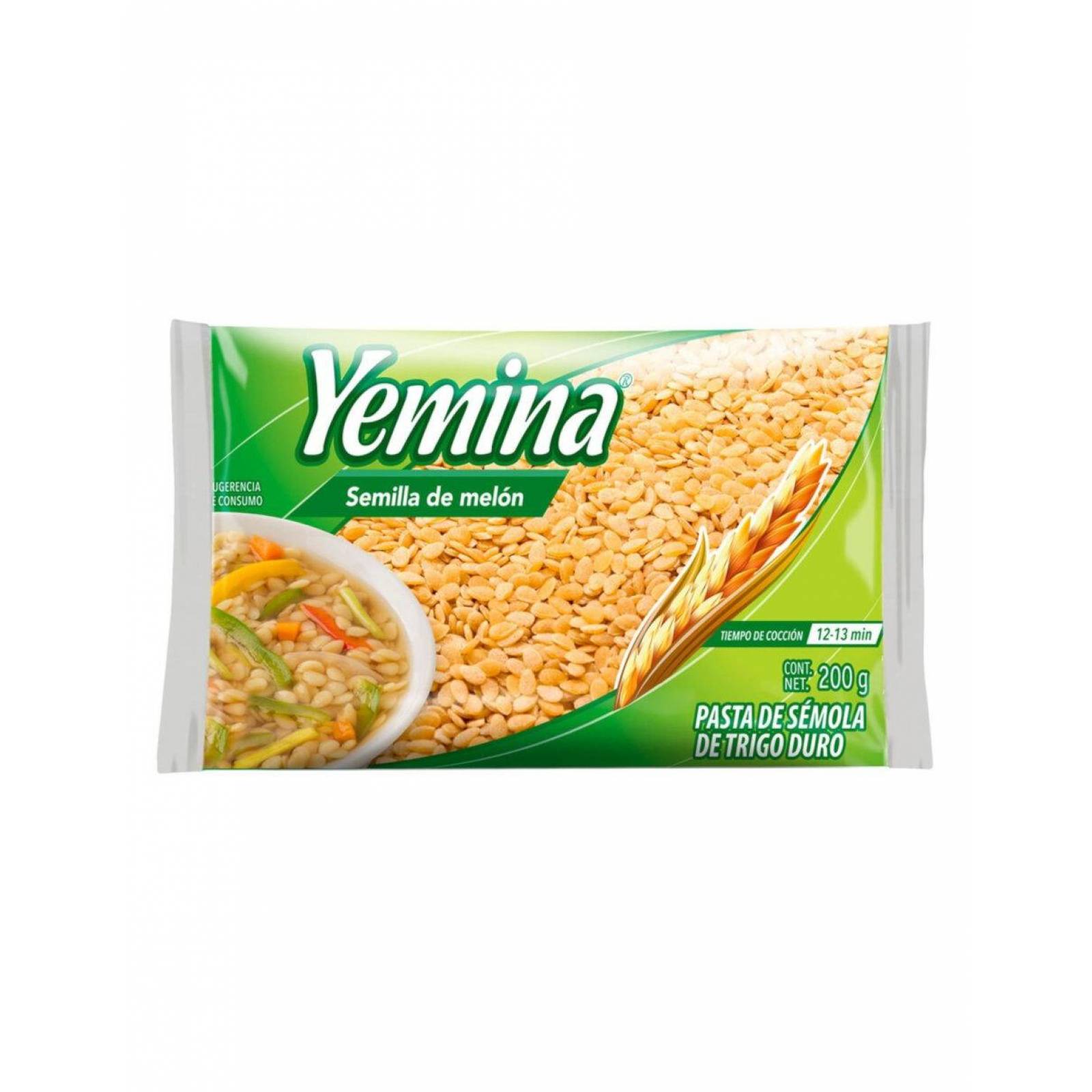Pack de 24 Sopa para Pasta Yemina Semilla/Melón 200 gr