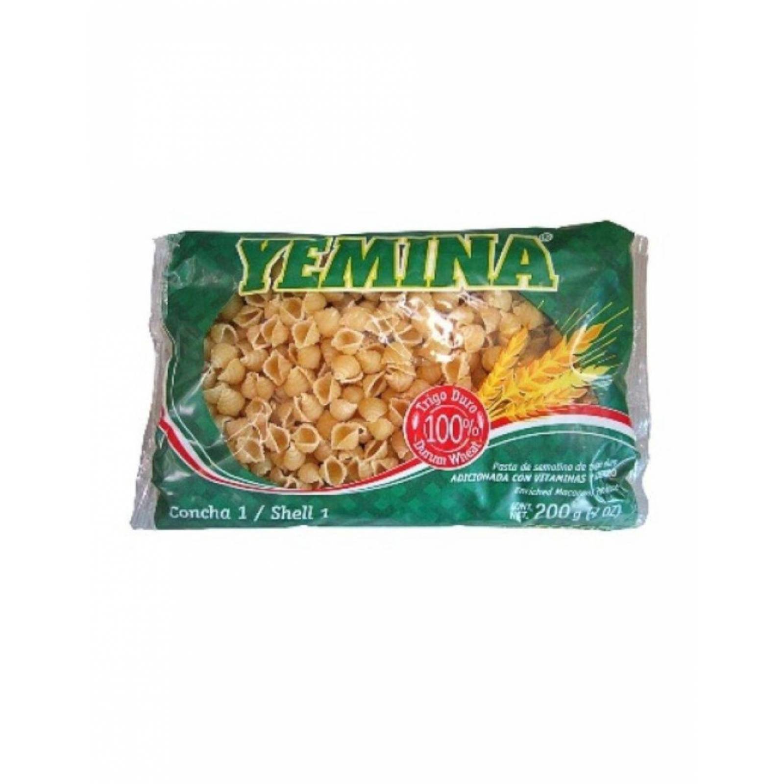 Pack de 24 Sopa para Pasta Yemina Concha #1 200 gr 