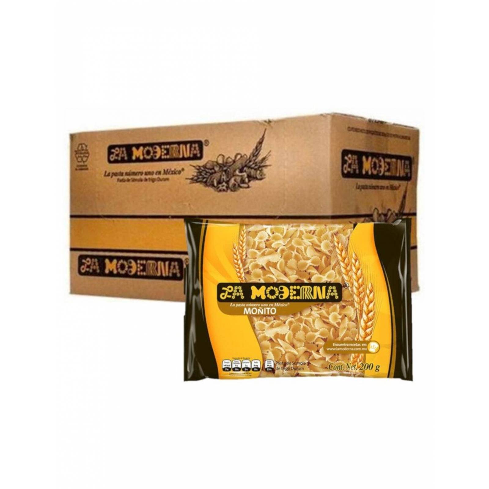 Pack de 20 Sopa para Pasta La Moderna Moñito 200 gr 