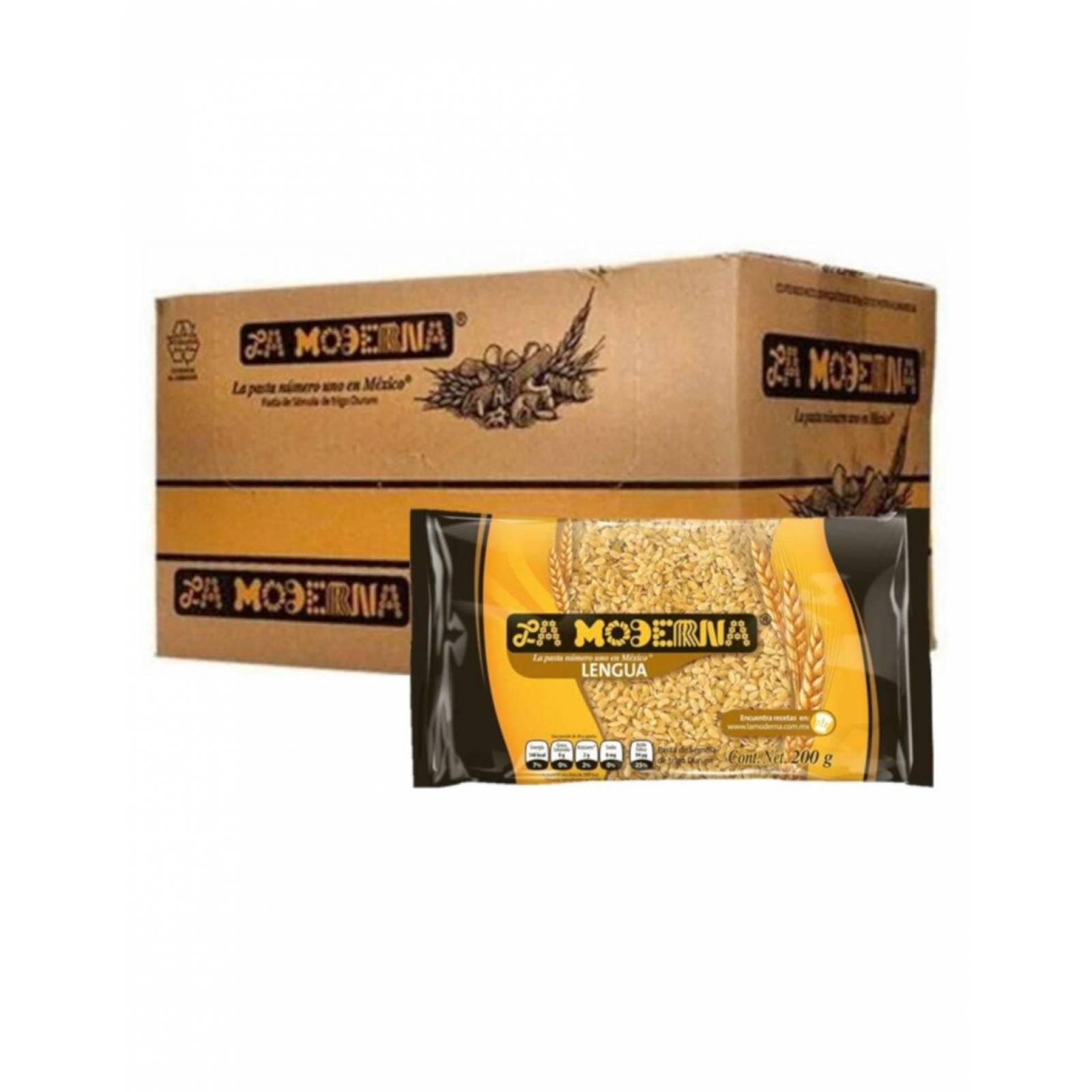 Pack de 20 Sopa para Pasta La Moderna Lengua 200 gr