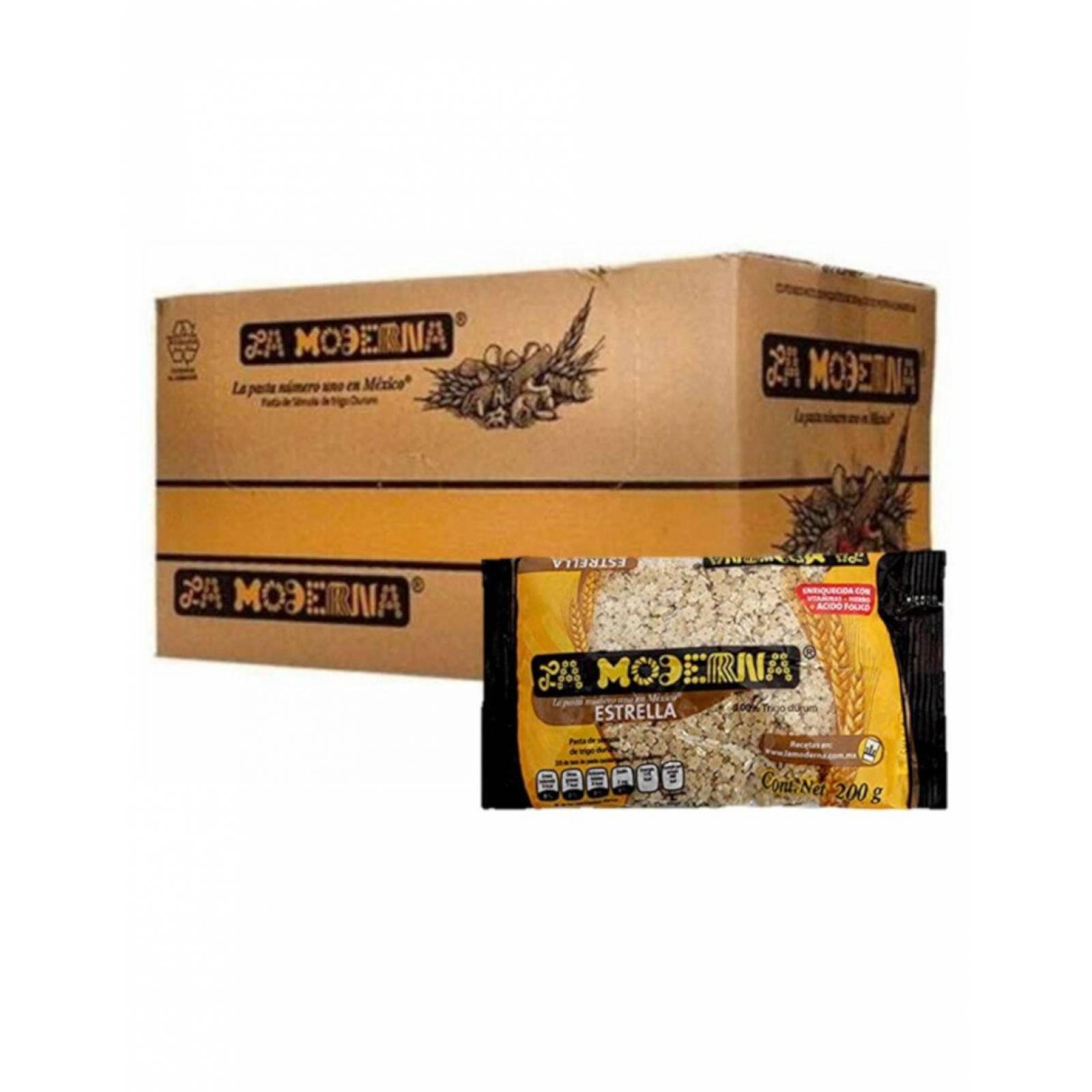 Pack de 20 Sopa para Pasta La Moderna Estrella 200 gr 