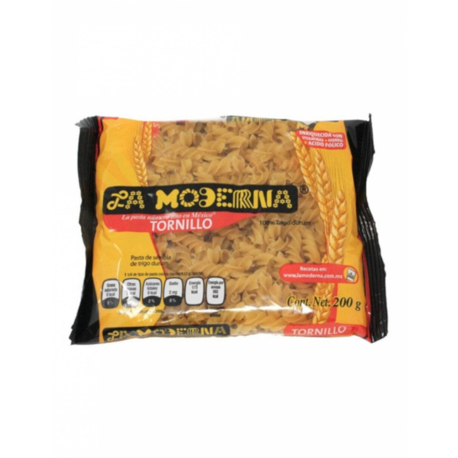 Pack de 20 Sopa para Pasta La Moderna Tornillo 200 gr