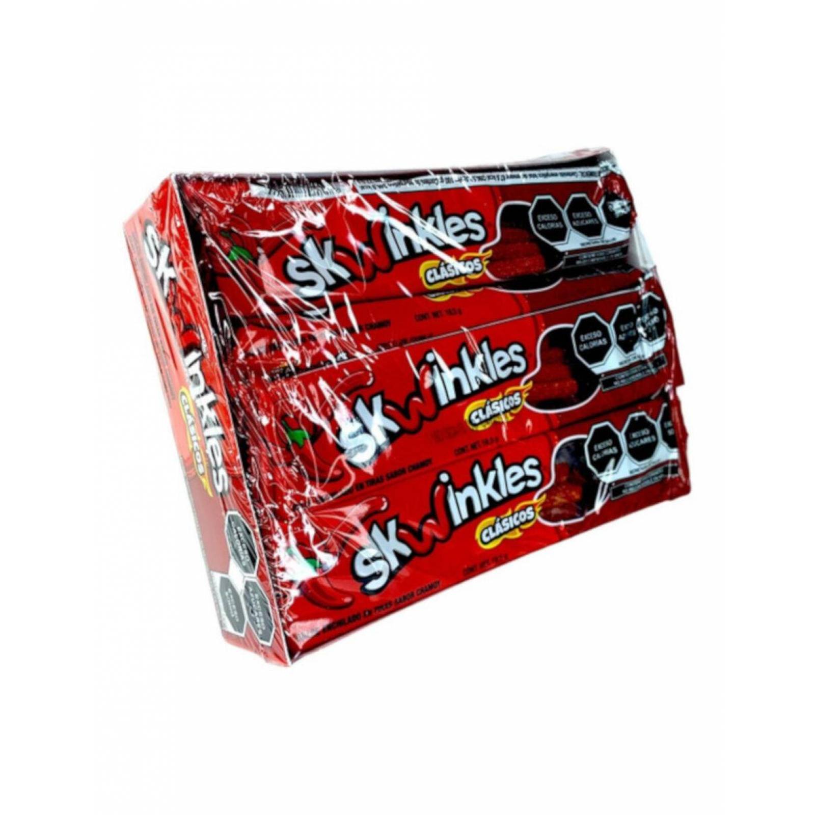 Pack de 24 Dulce Skwinkles Clásicos Chamoy de 12 piezas 