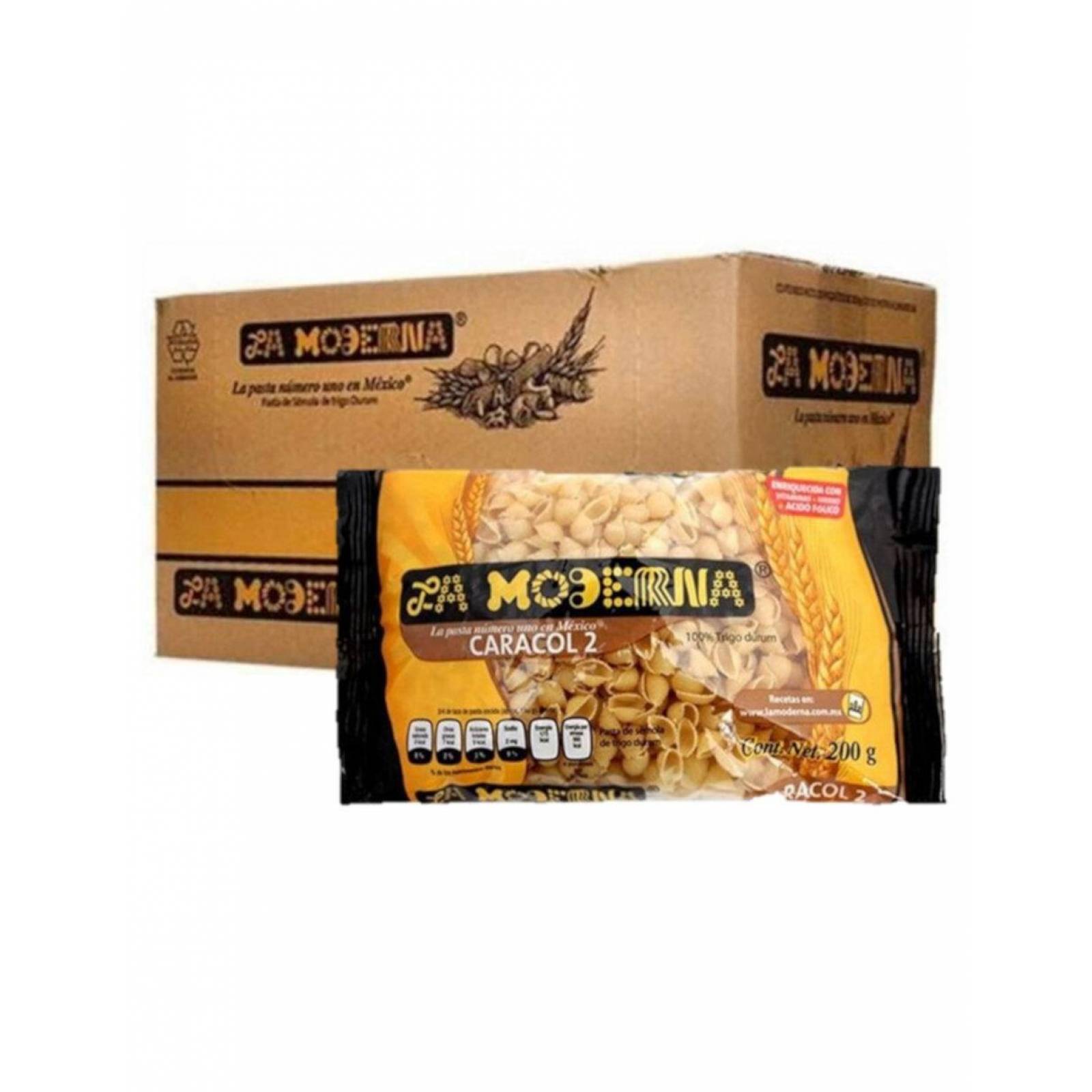 Pack de 20 Sopa para Pasta La Moderna Caracol #2 200 gr 