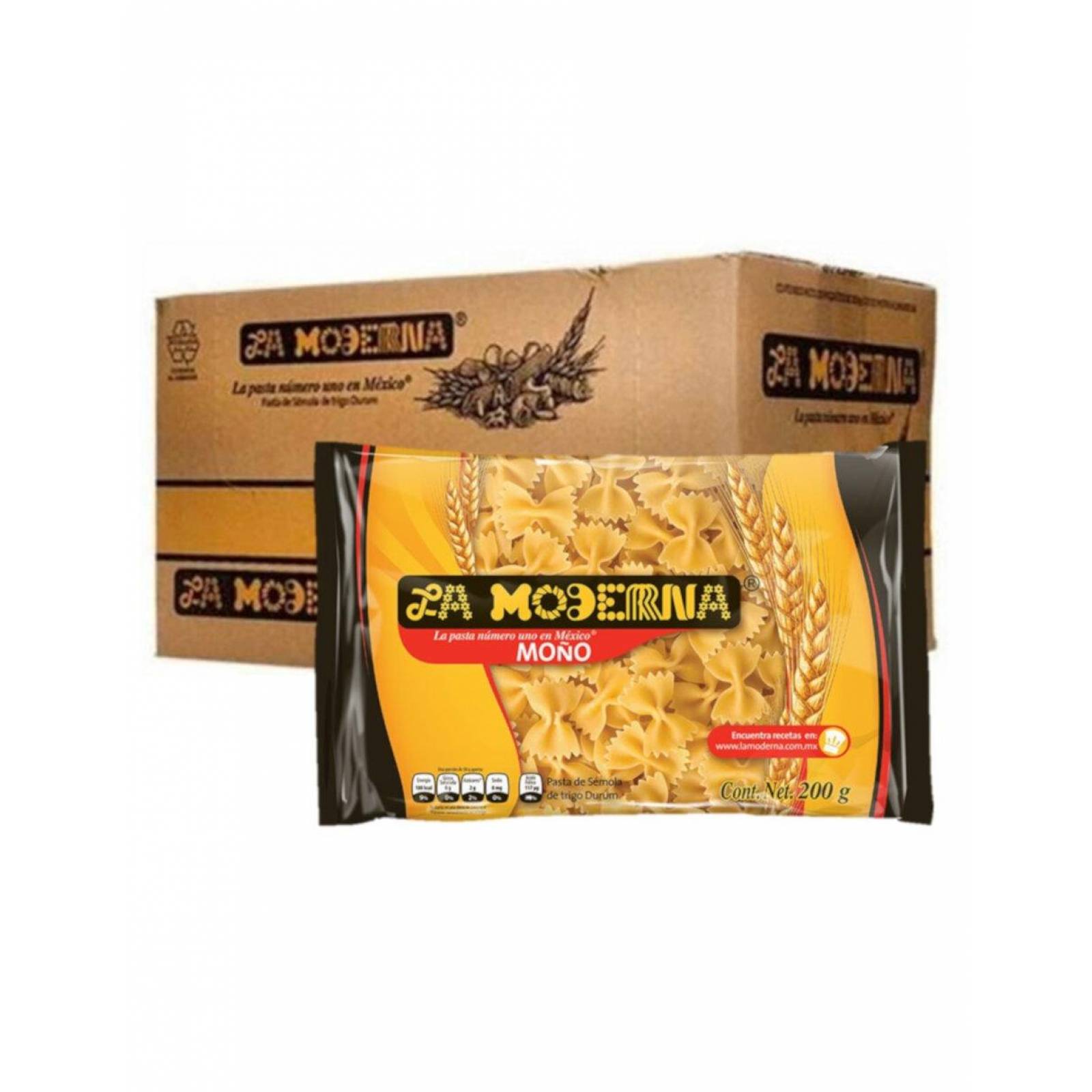 Pack de 20 Sopa para Pasta La Moderna Moño 200 gr