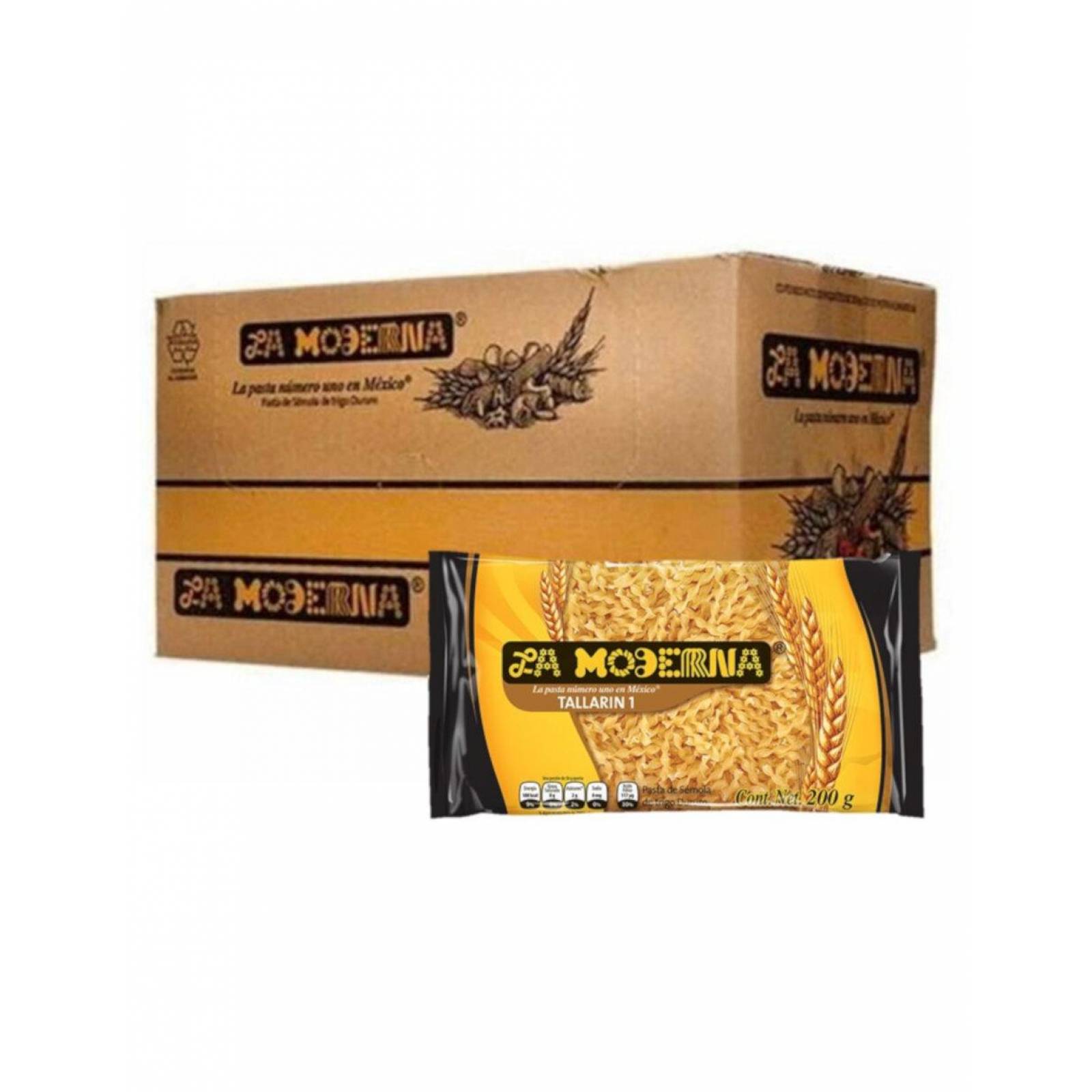 Pack de 20 Sopa para Pasta La Moderna Tallarin #1 200 gr 