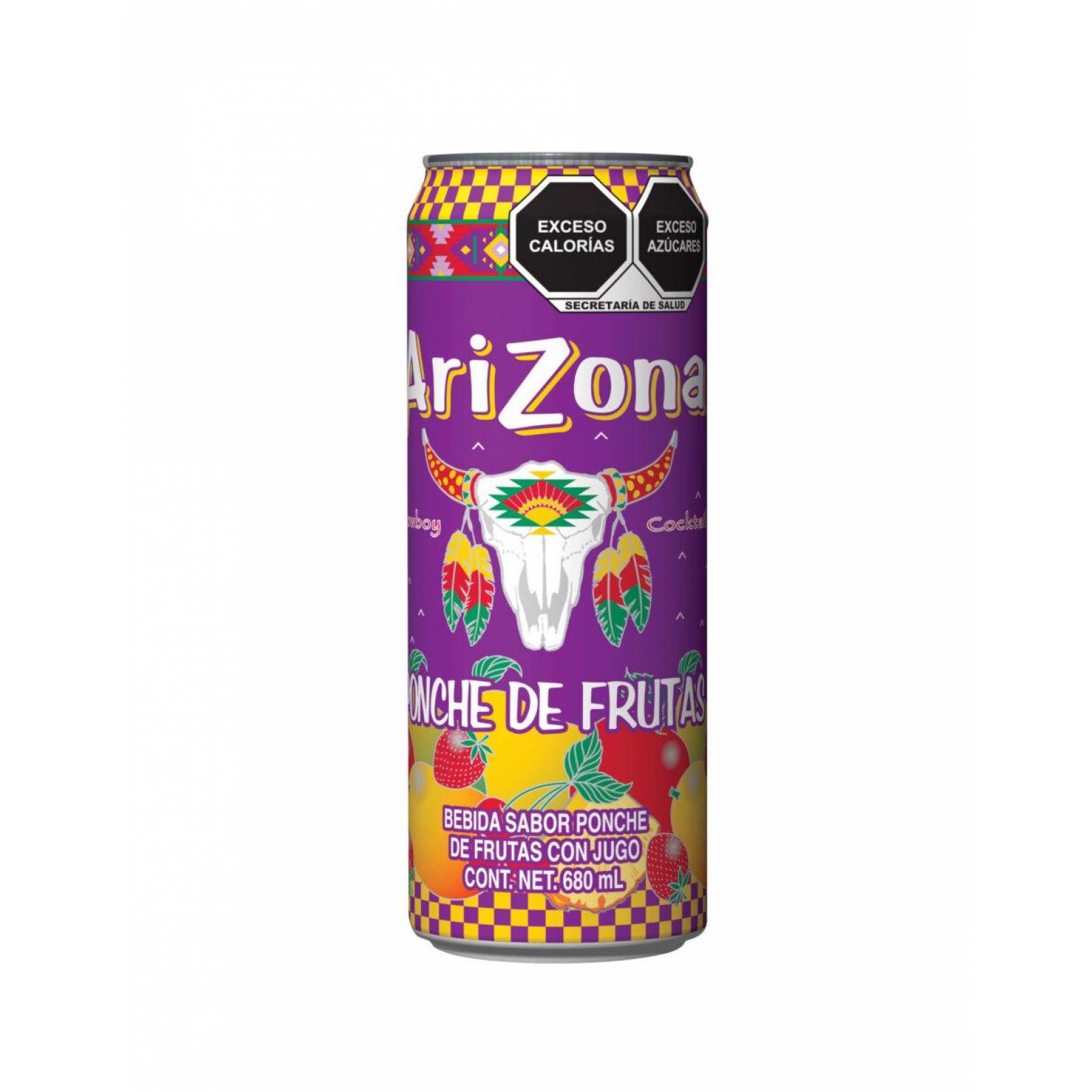 Pack de 24 Té Arizona Ponche de Frutas 680 ml 