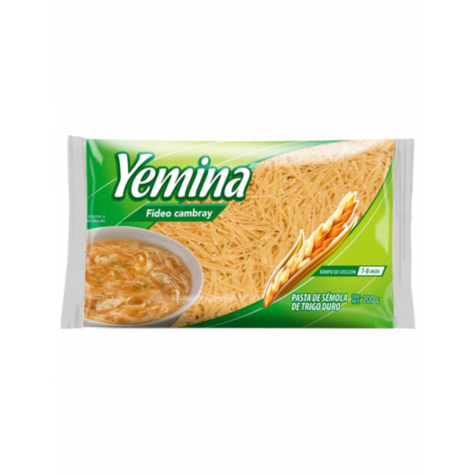Pack de 24 Sopa para Pasta Yemina Fideo Cambray 200 gr 