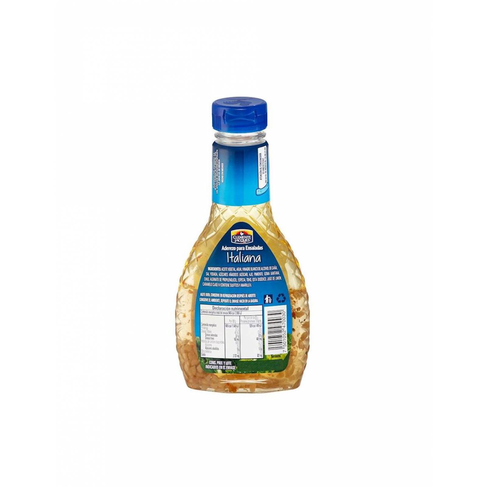Pack de 12 Aderezo ensalada Italiana Clemente Jacques de 237g