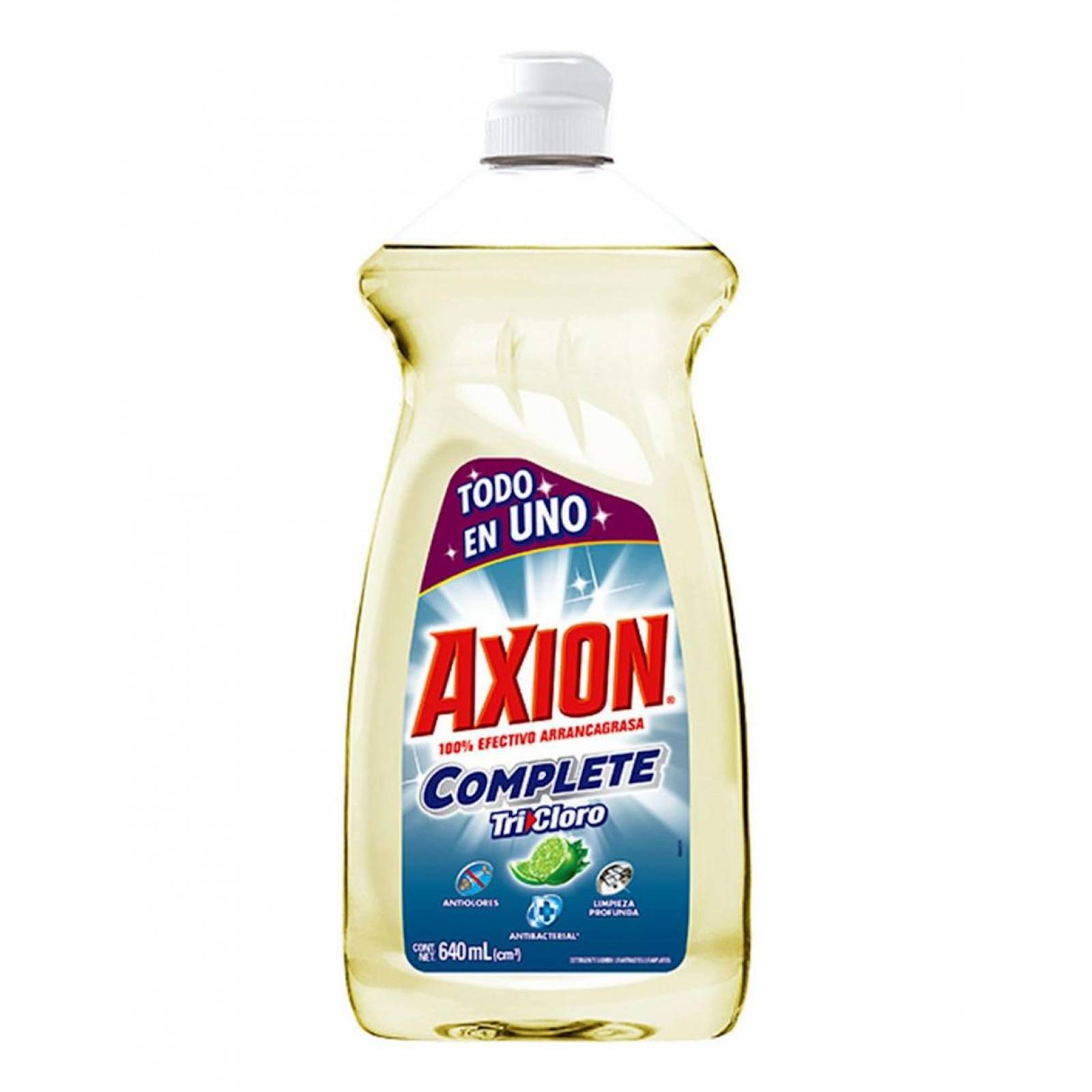 Pack de 12 Lavatrastes Tricloro Axion de 640ml 