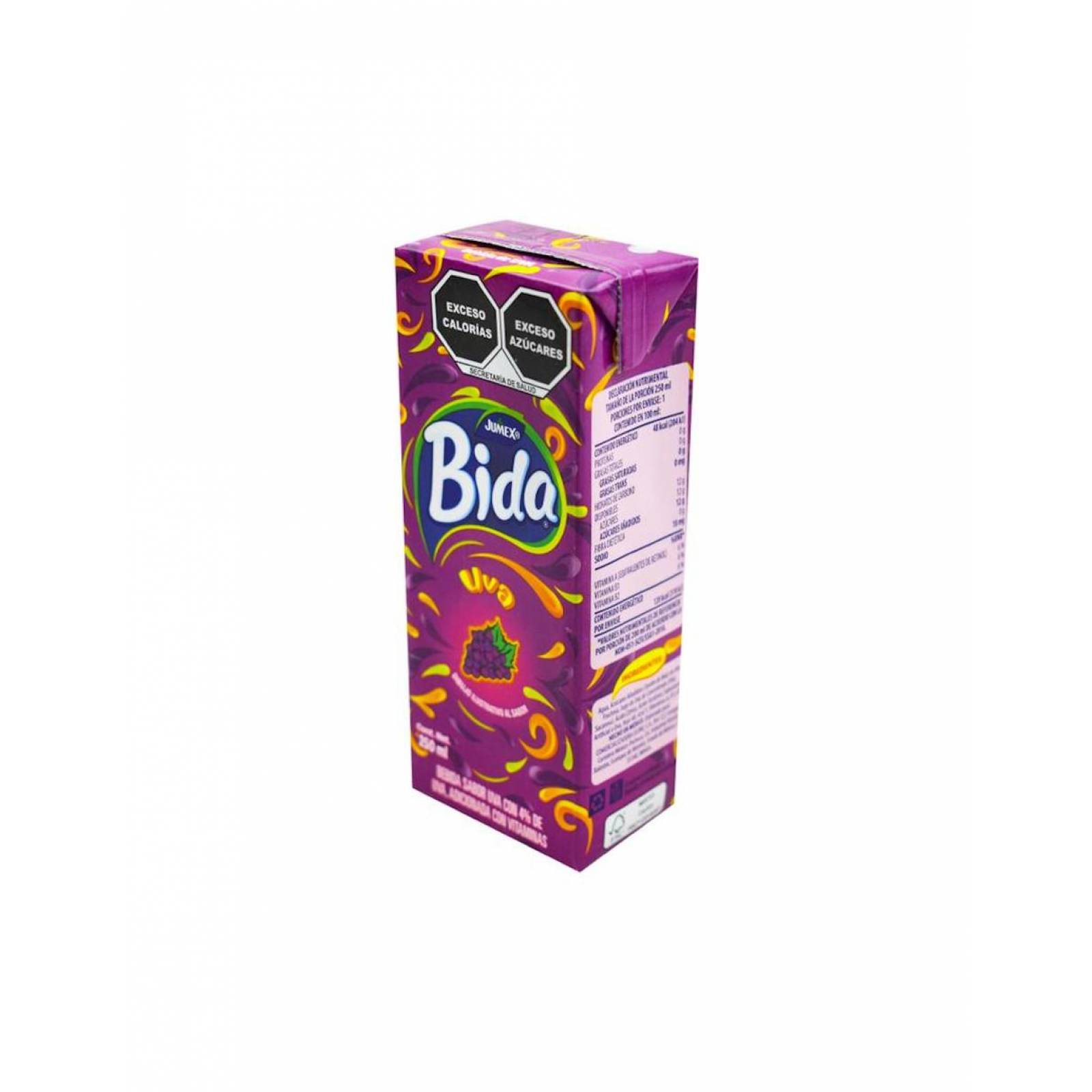 Pack de 12 Jugo de uva Bida Jumex de 250ml 