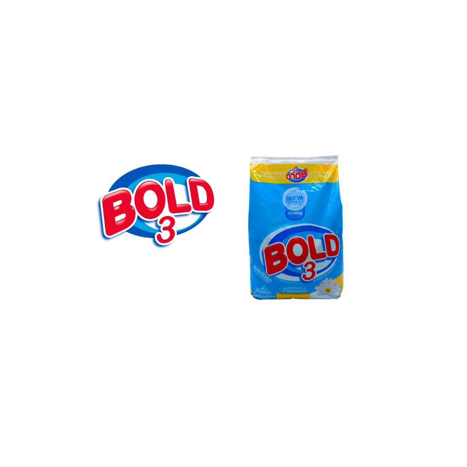 Pack de 18 Detergente aromas de primavera Bold 3 de 850g 