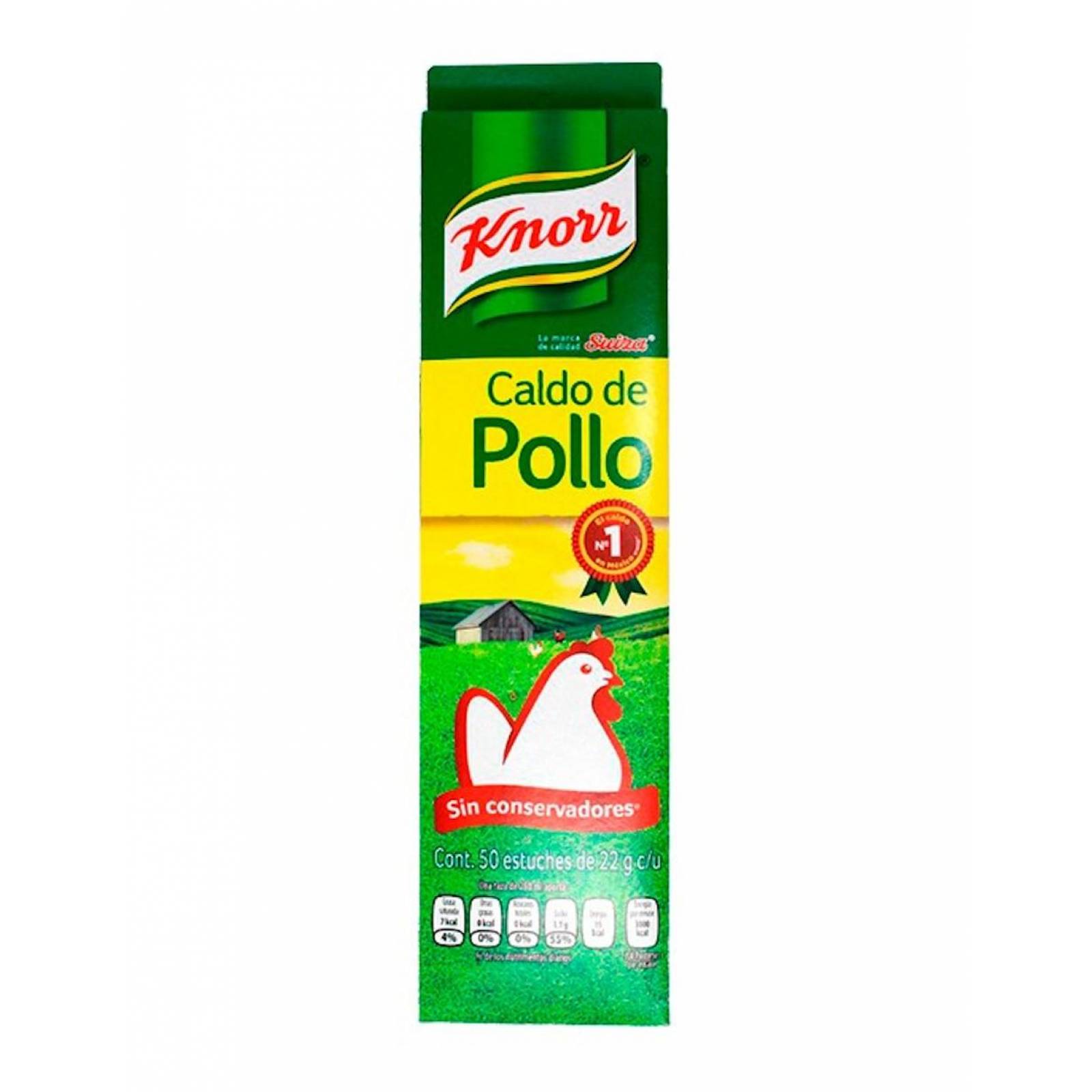 Pack de 6 Caldo de pollo Knorr suiza de 50pzas
