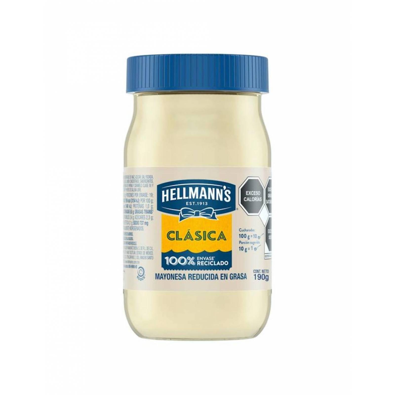 Pack de 24 Mayonesa real pet Hellmann´s de 190g 