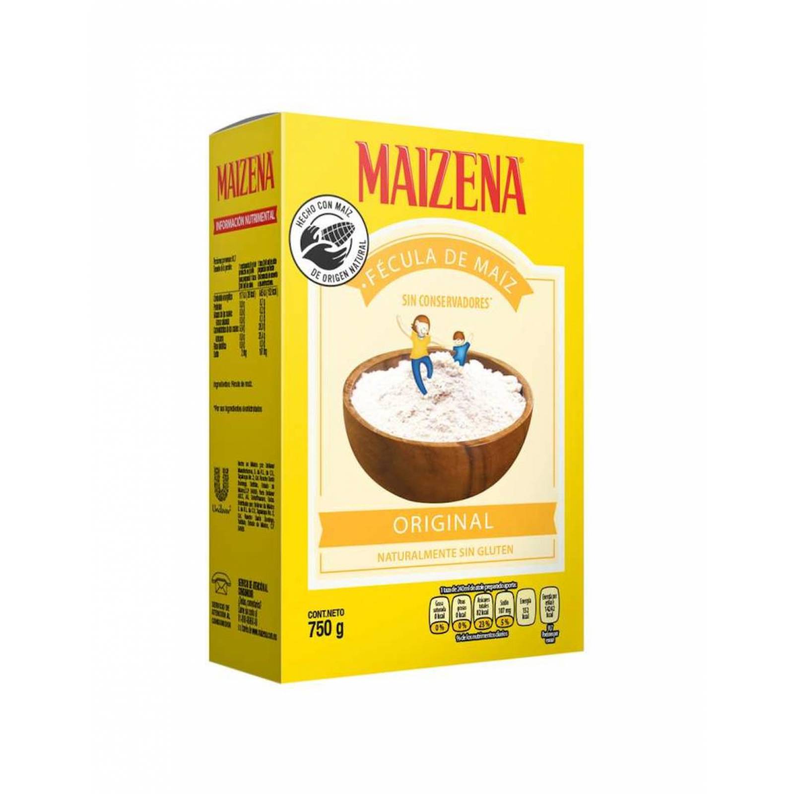 Pack de 24 Atole fécula de maíz Maizena de 750g
