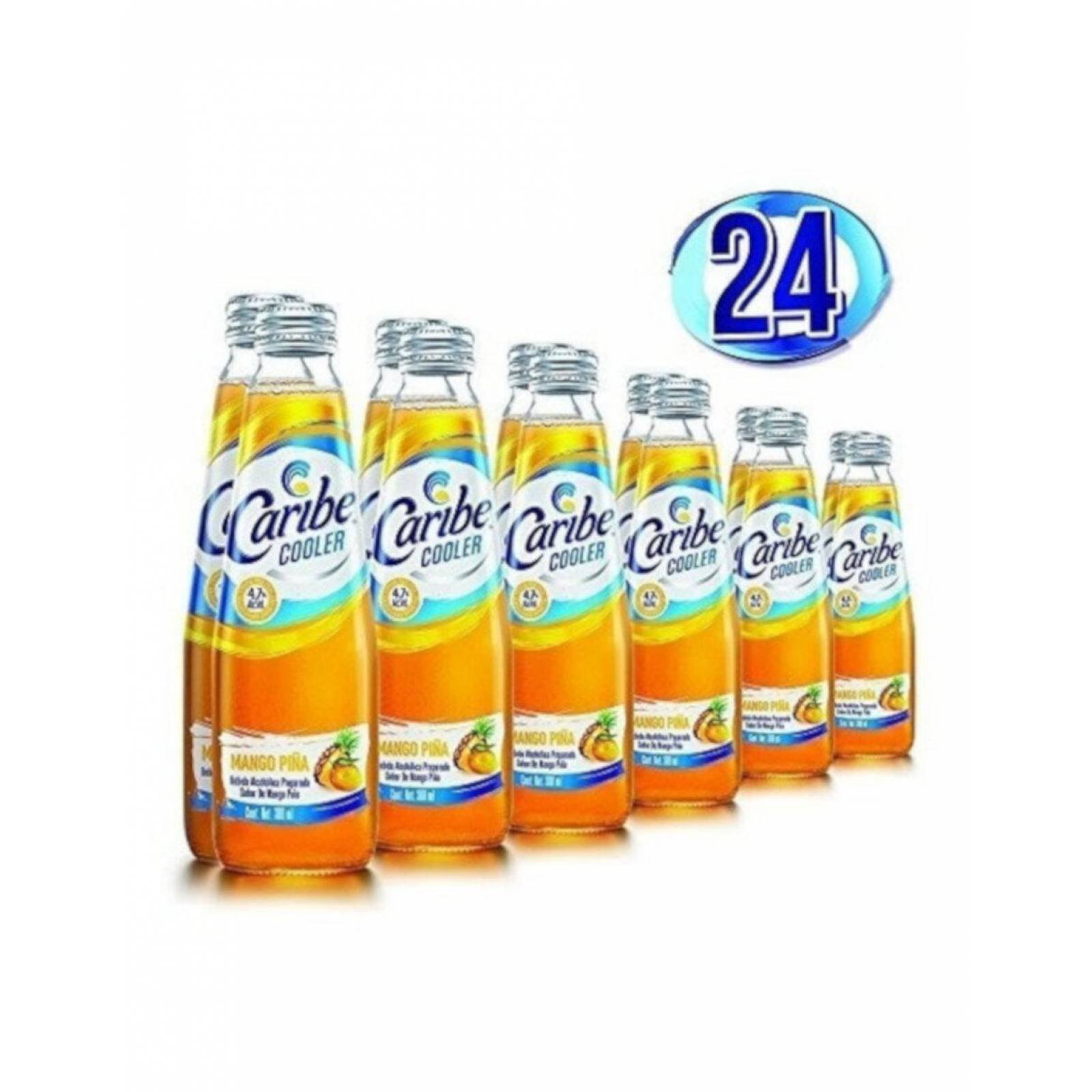 Pack de 24 Caribe Cooler Mango Piña 300 ml 
