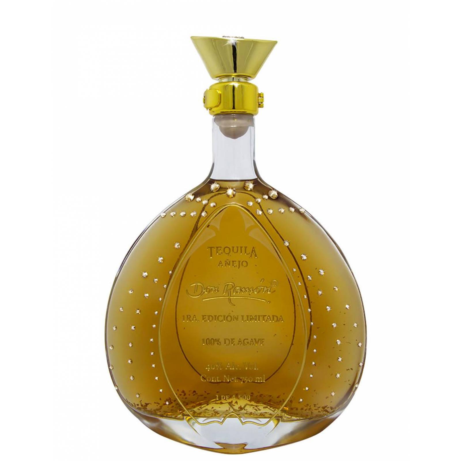 Pack de 6 Tequila Don Ramón Añejo Swarovski 750 ml 