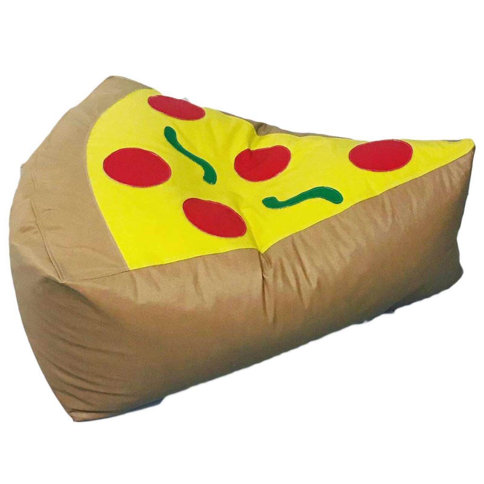 Sillón Puff Mundo Puff Pizza soporta hasta 75 kgs 