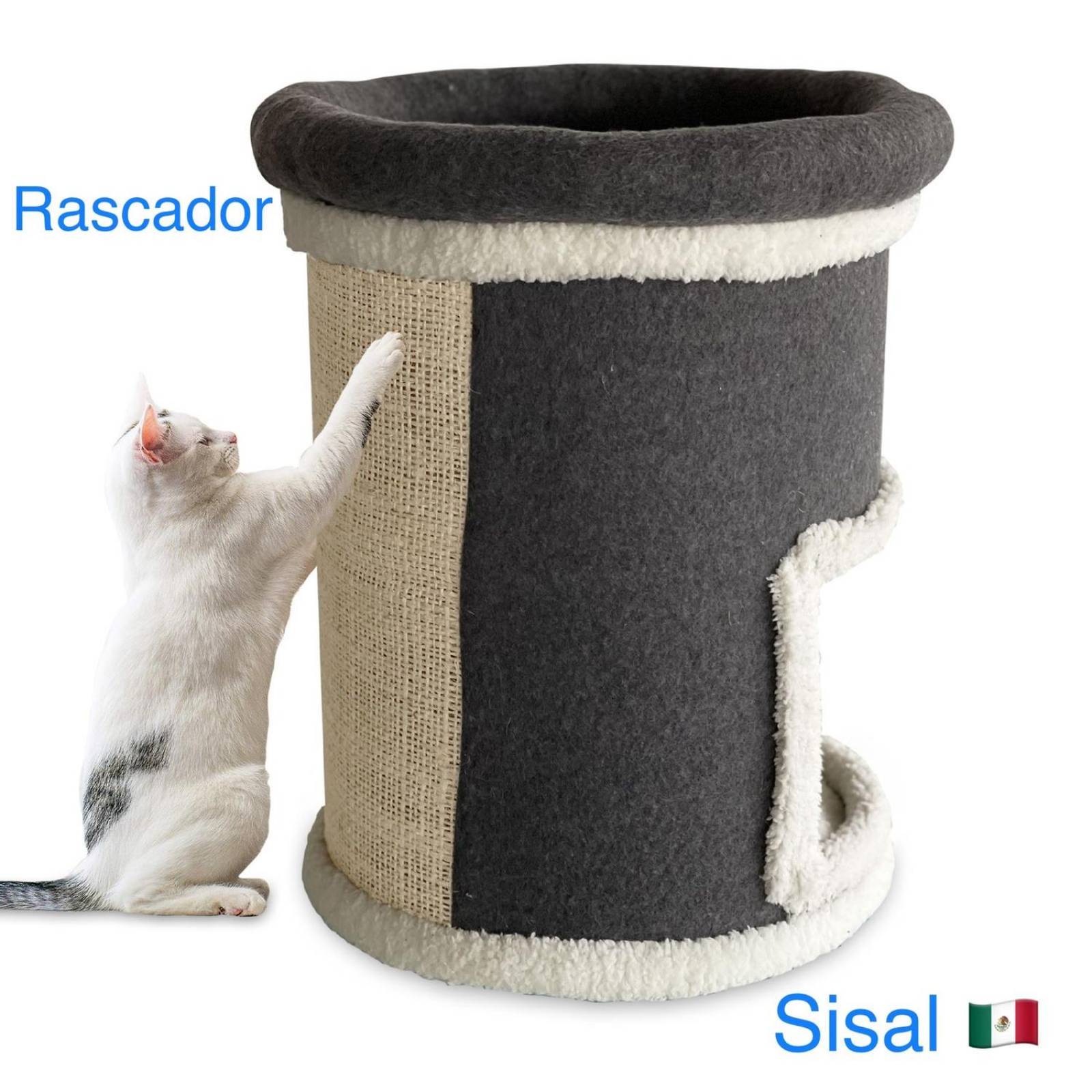 Casa Cama Mueble Rascador Torre Trepador Golden King Todo en 1 