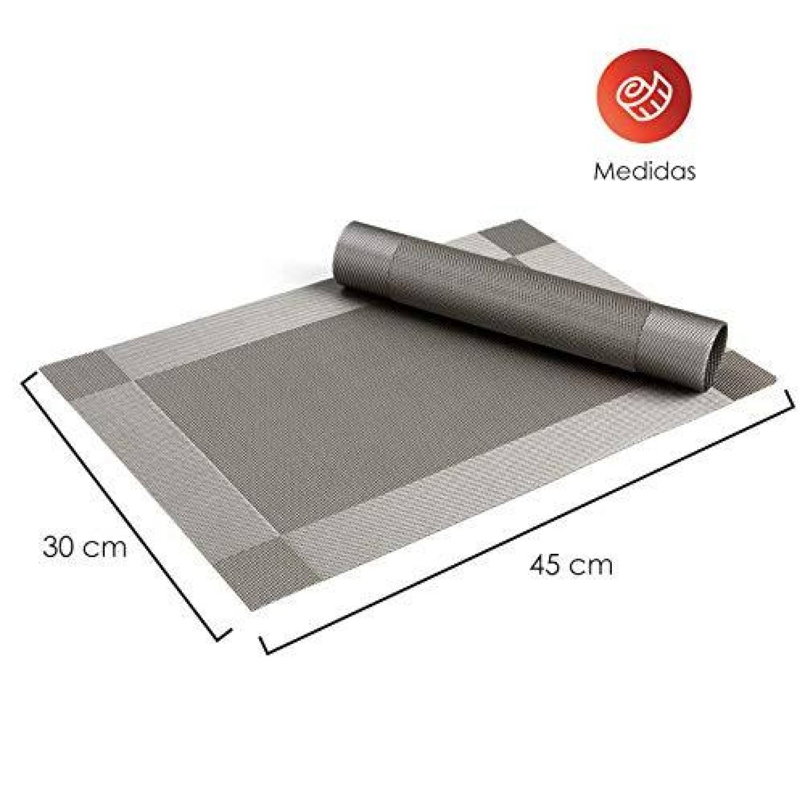 Manteles Scabia de Vinilo Gris