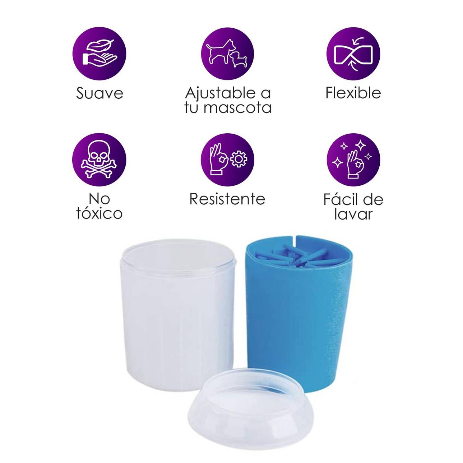 Limpiador de patas de perro Umile para perros chicos 