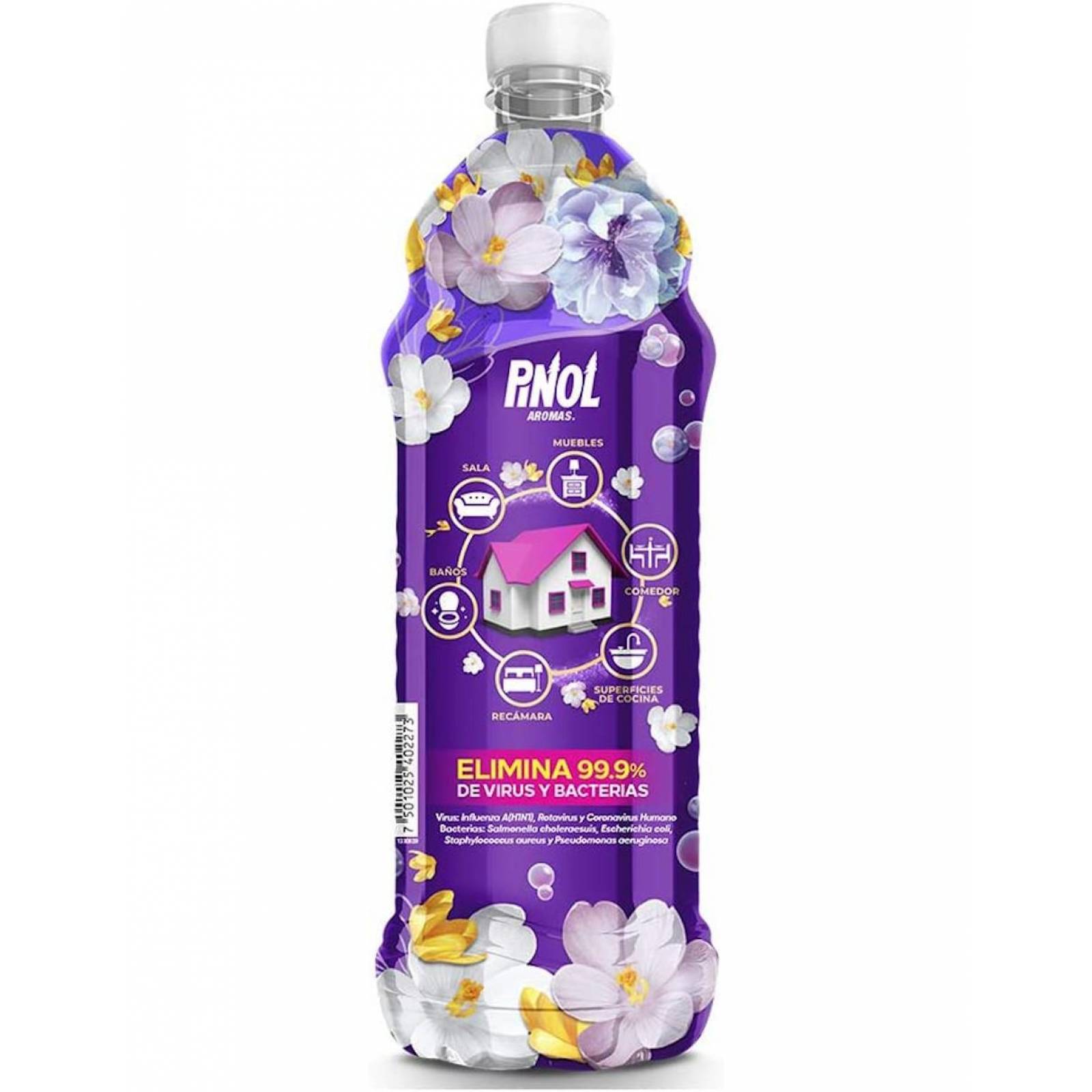 Pack de 12 Limpiador liquido Pinol Aromas Lavanda de 828ml 