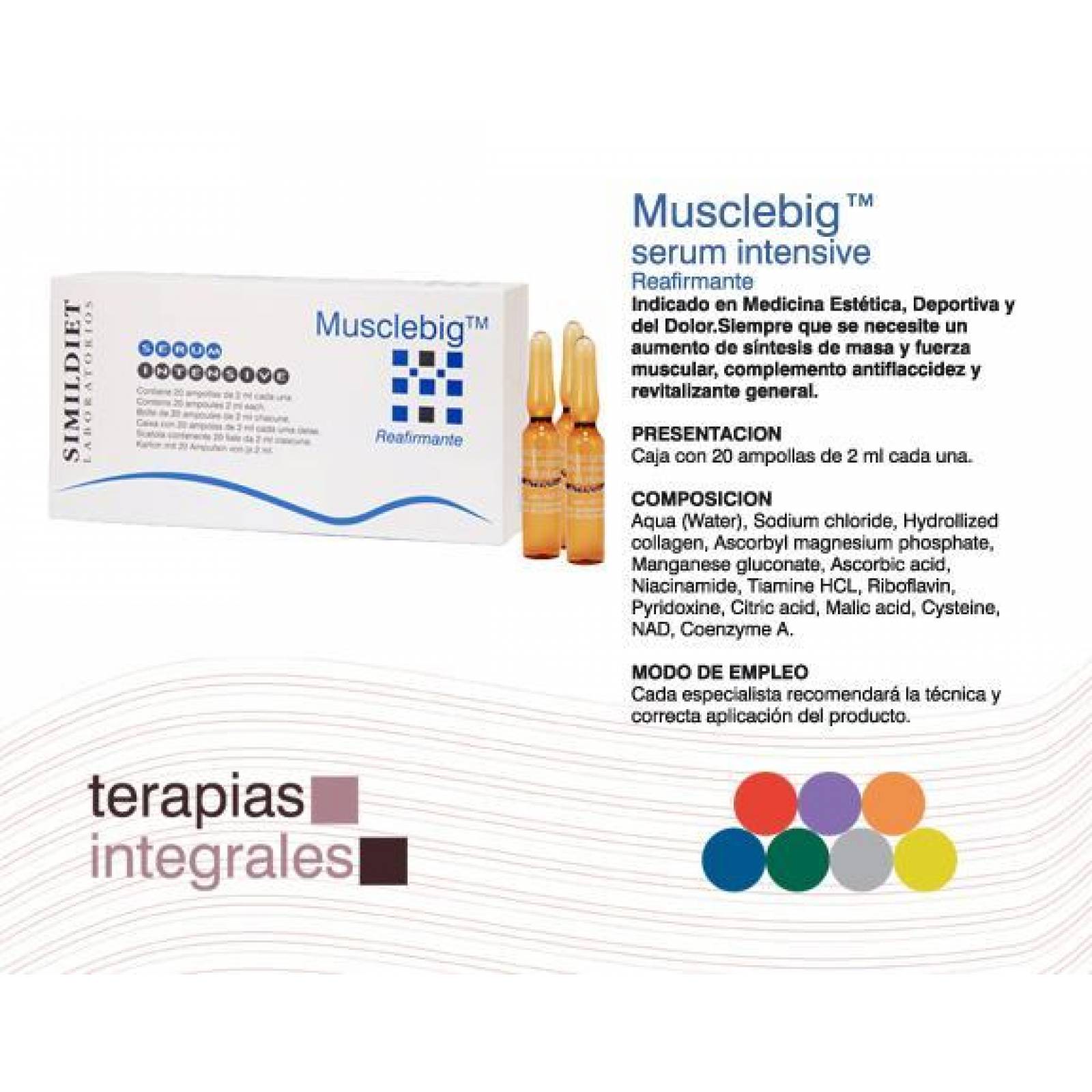Pack de 2 Mesoterapia Simildiet Laboratorios Musclebig