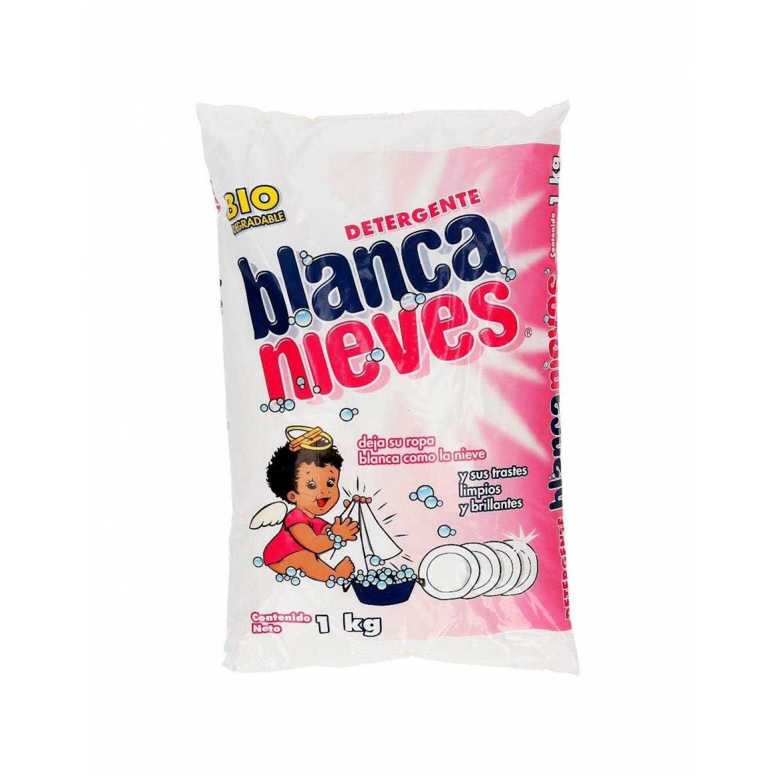 Pack de 10 Detergentes Blanca nieves de 1kg 