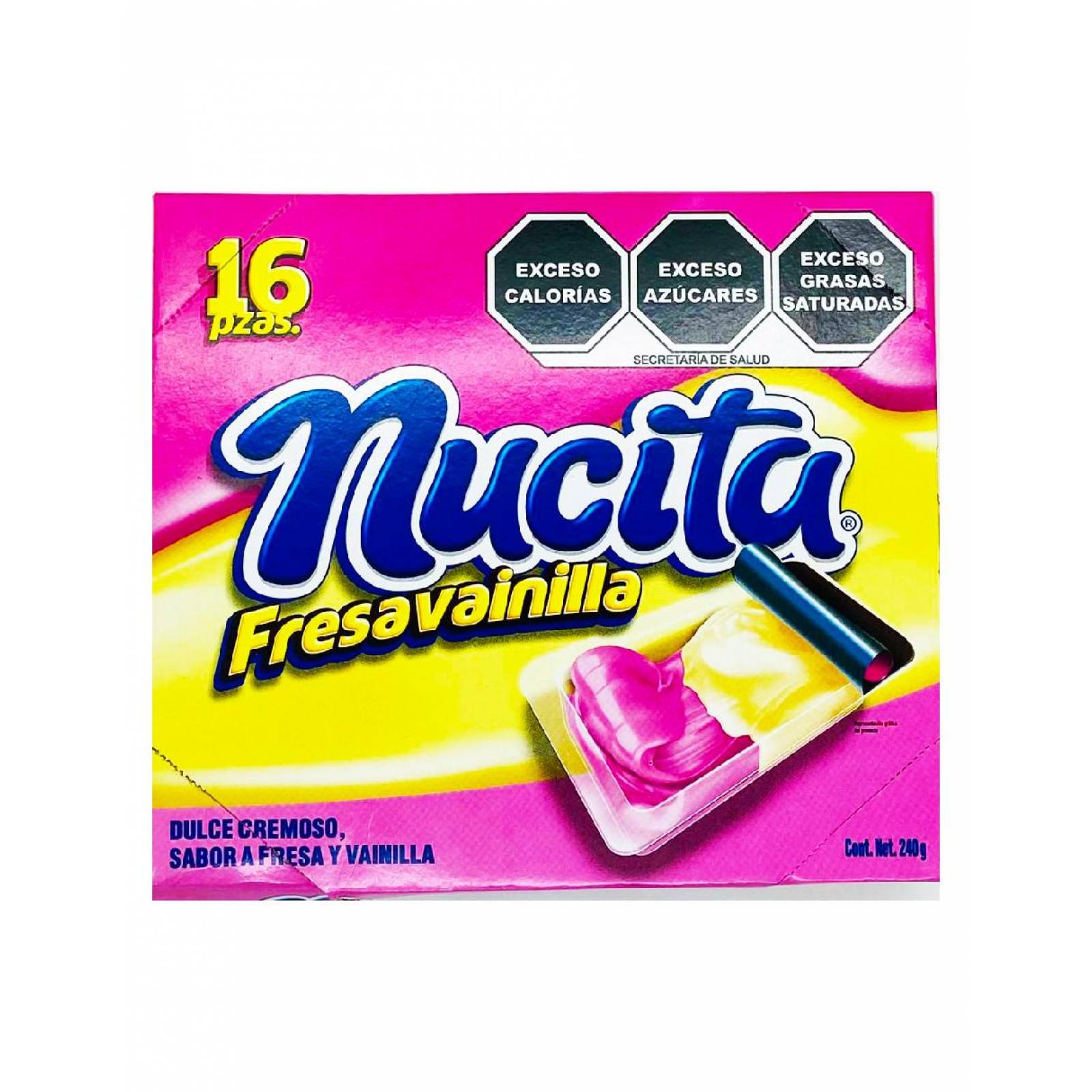 Pack de 24 Dulce Nucita Fresa/Vainilla 16PZ 