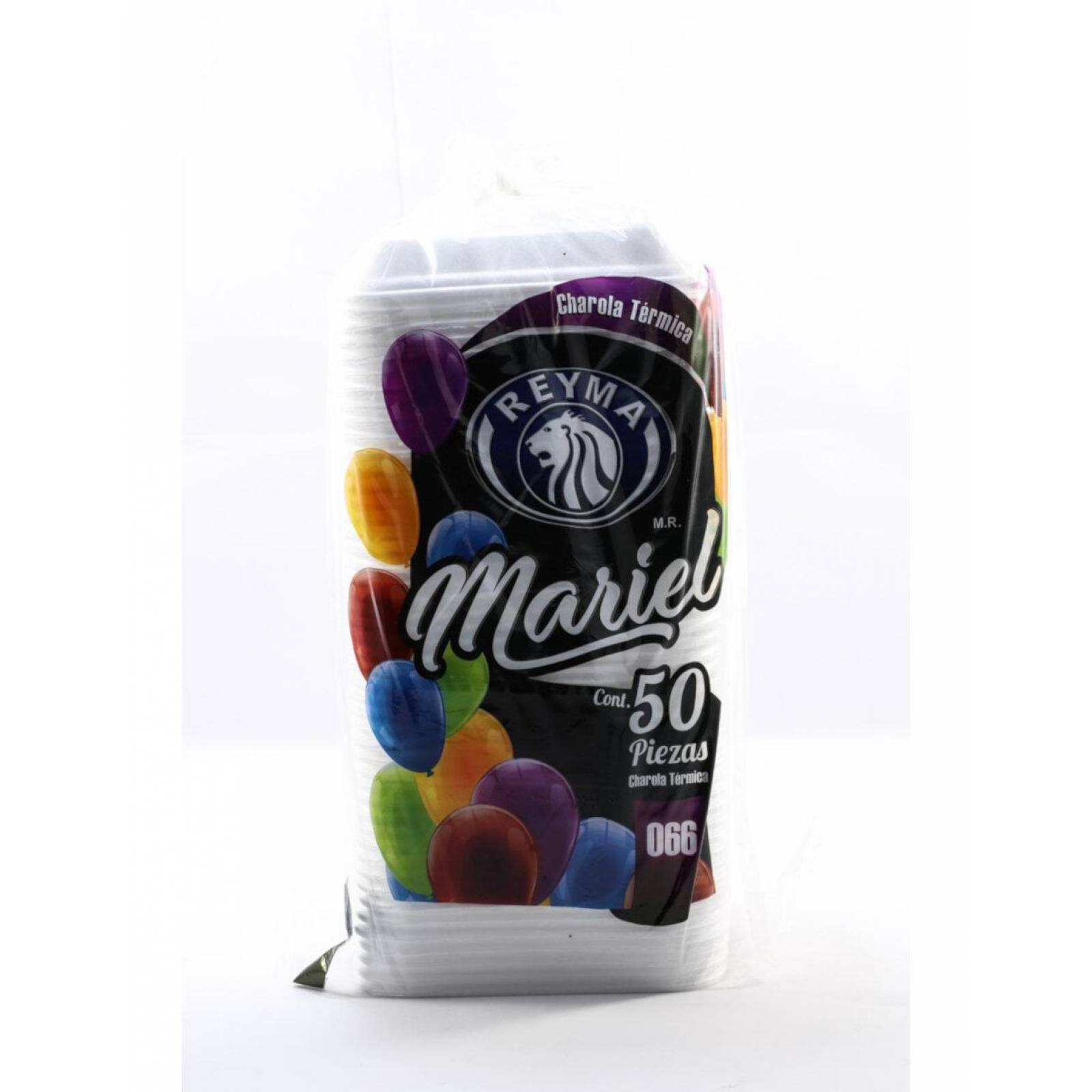 Pack de 10 Charola Desechable Mariel #066 50 piezas