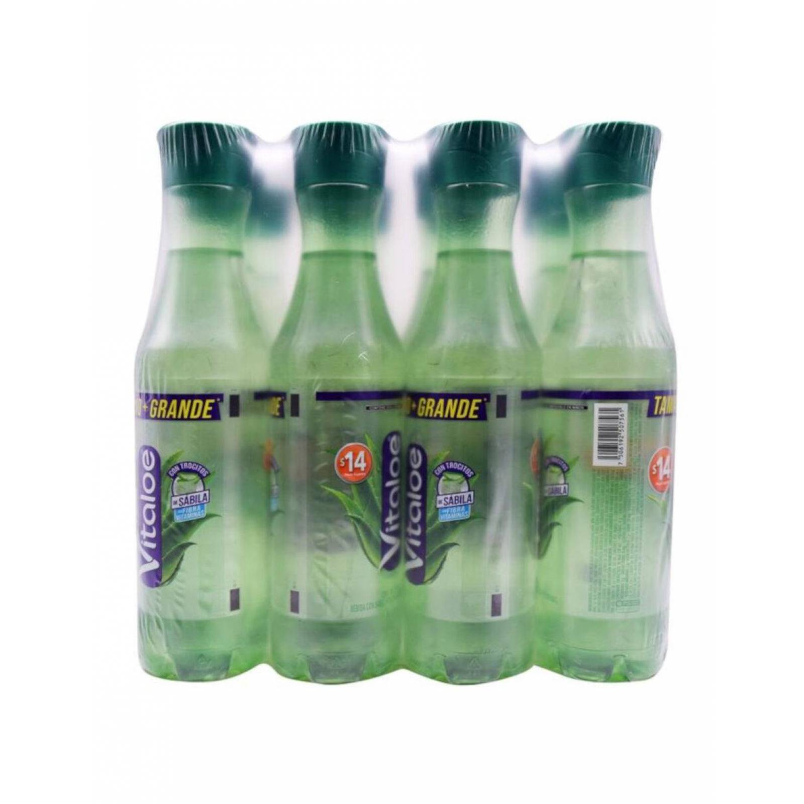 Pack de 12 Agua Vitaloe con Sábila 500 ml 