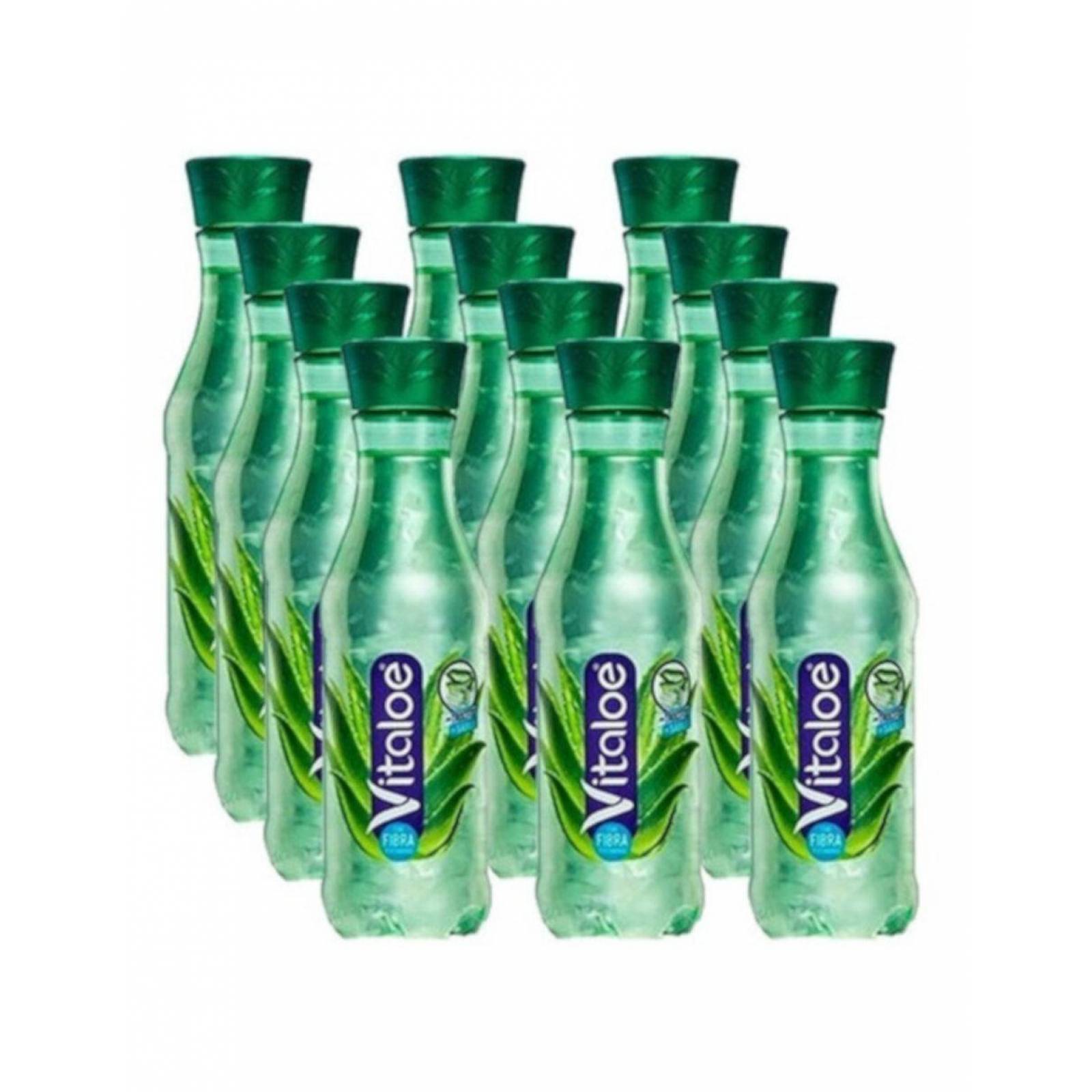 Pack de 12 Agua Vitaloe con Sábila 320 ml 