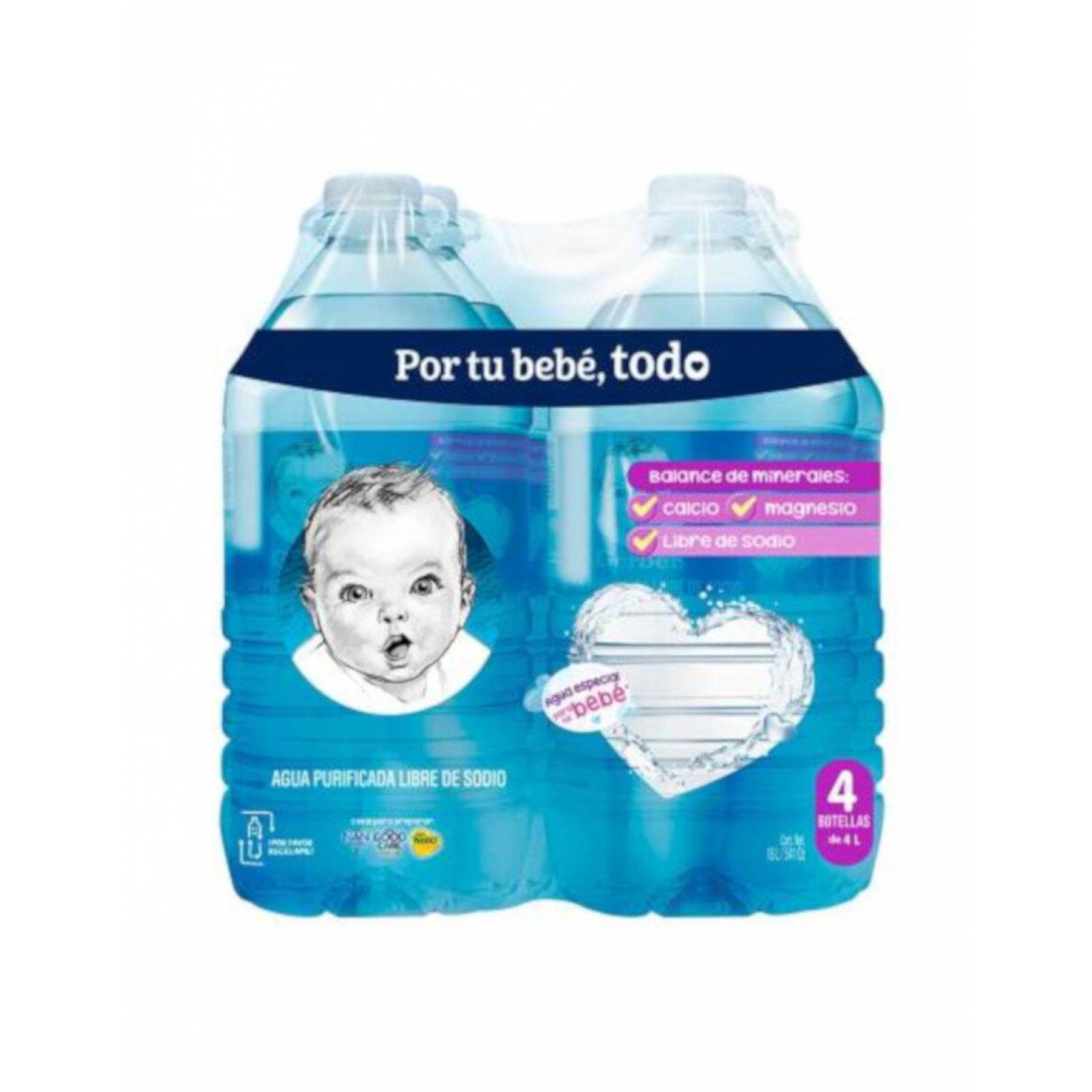 Pack de 4 Agua Gerber 4 L 