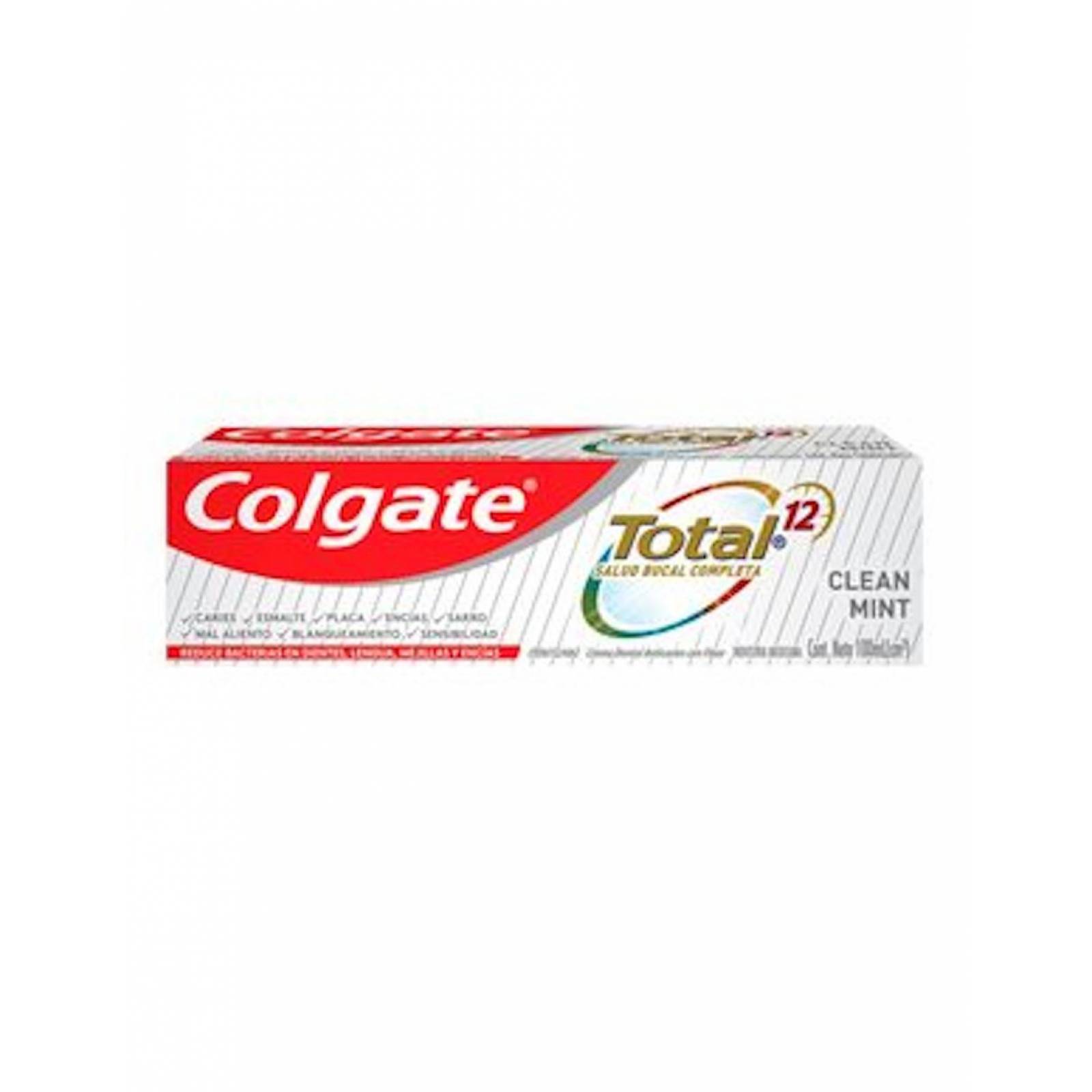 Pack de 72 Pasta Dental Colgate Total 12 Clean Mint de 100ml 