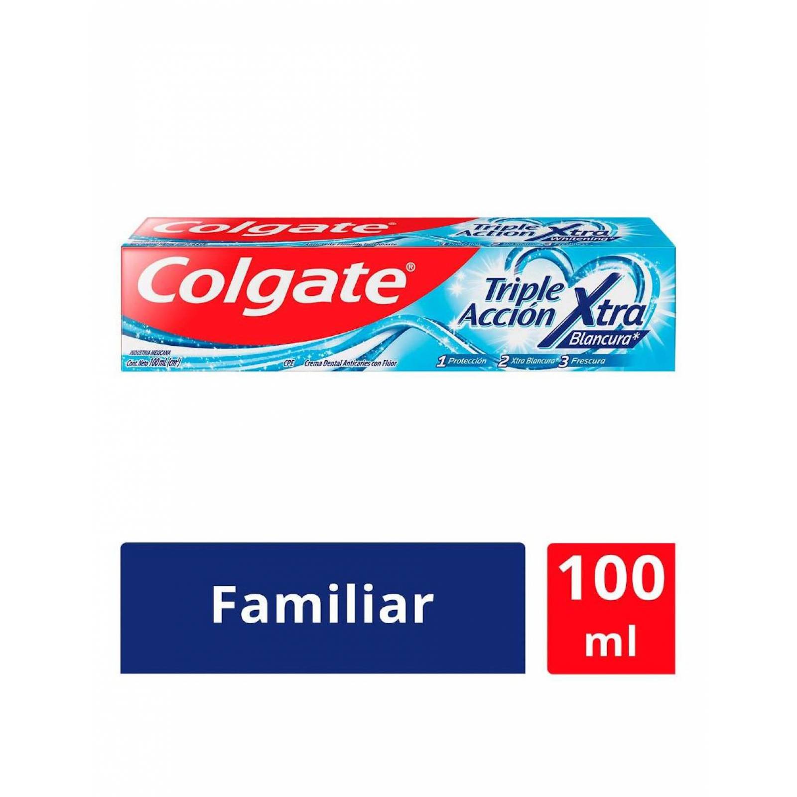 Pack de 144 Pasta Dental Colgate Triple acción E blancura 50ml 