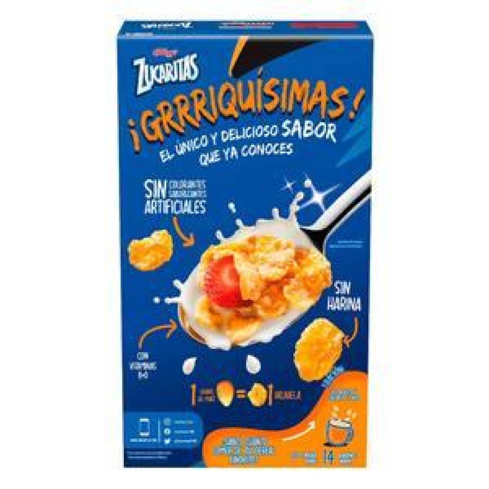 Pack de 21 Cereal Kellogg´s Zucaritas de 490g 