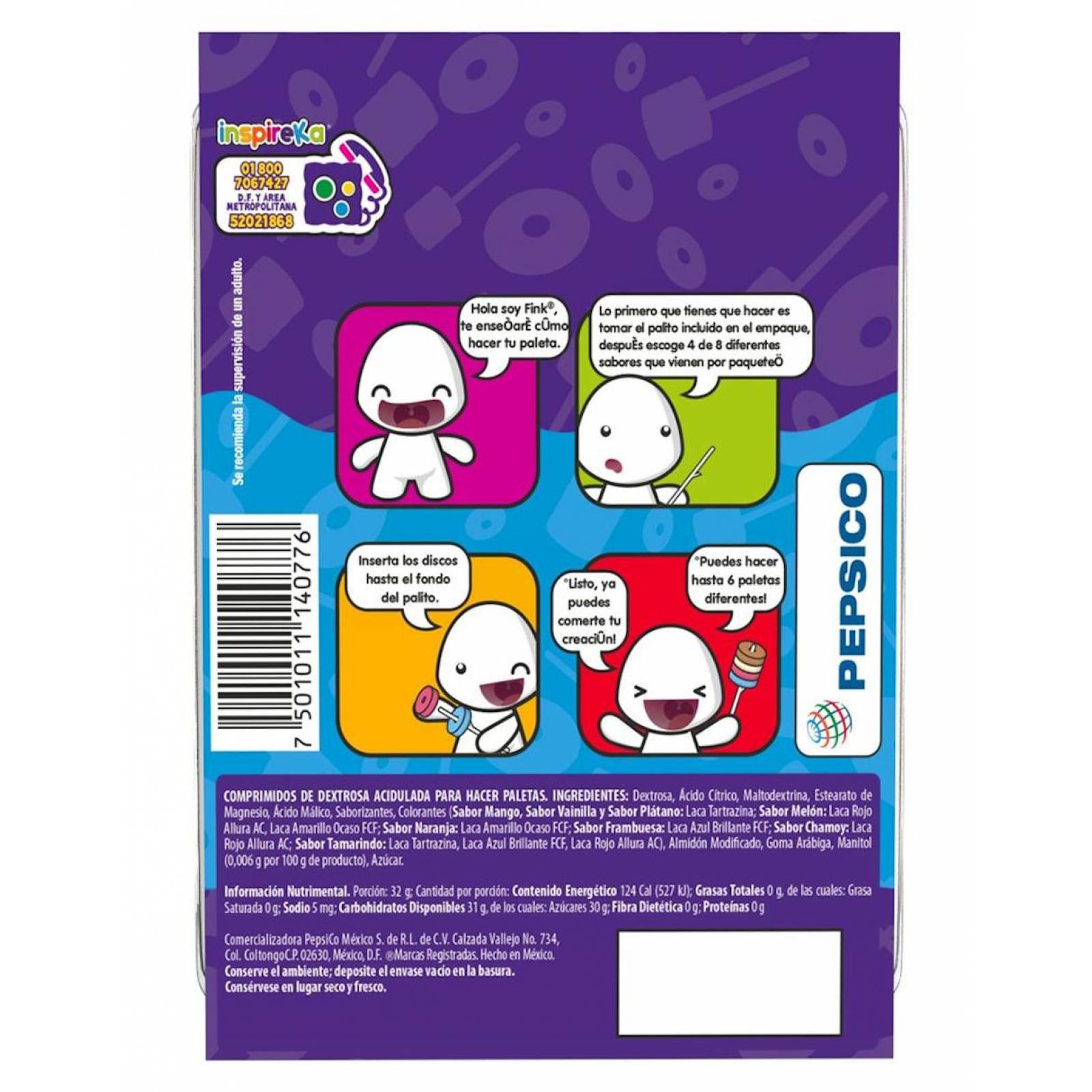 Pack de 8 Dulce Sonrics Inspireka Armables de 4/32g