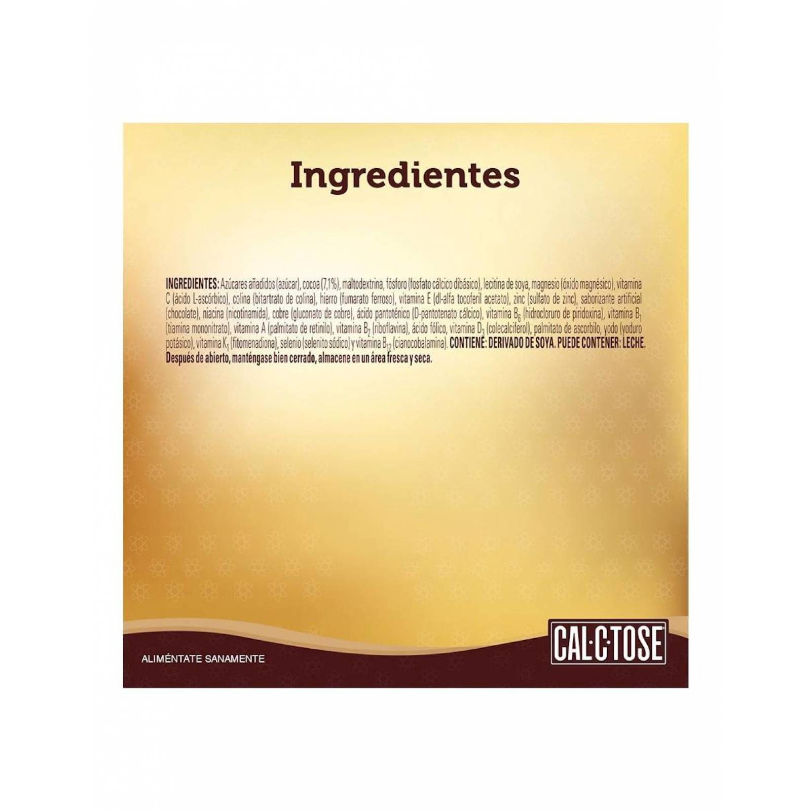 Pack de 24 Chocolate en polvo Cal C Tose de 400g