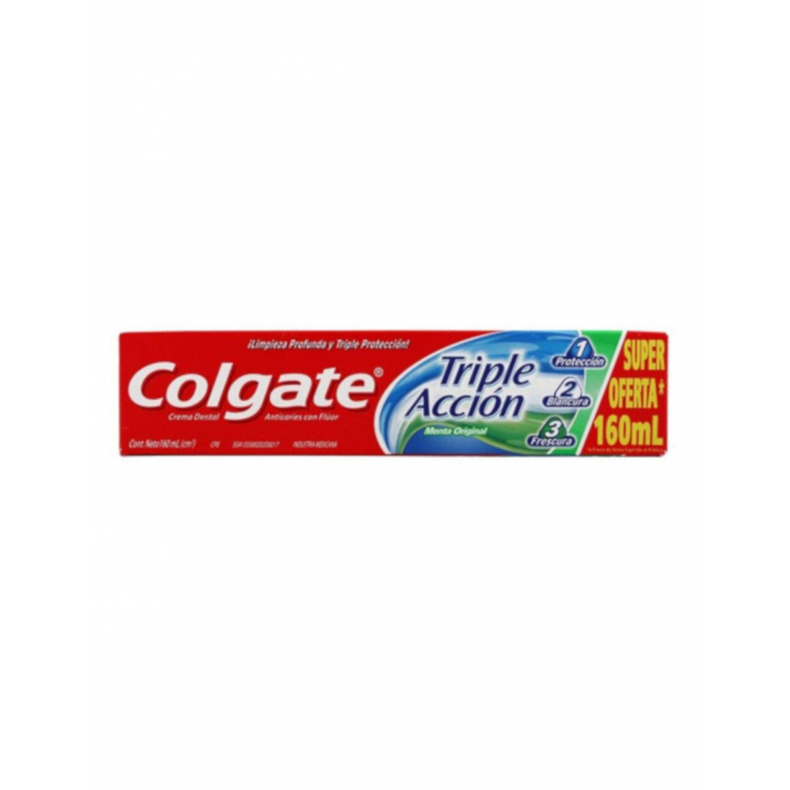 Pack de 72 Crema Dental Colgate Triple Acción 160 ml 
