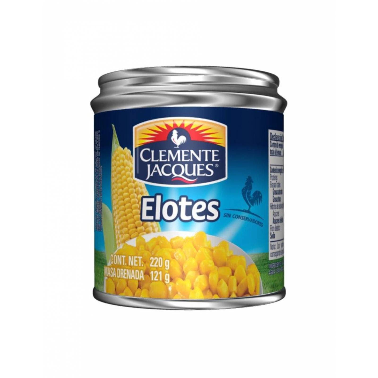 Pack de 24 Elote Clemente Jacques 220 gr 