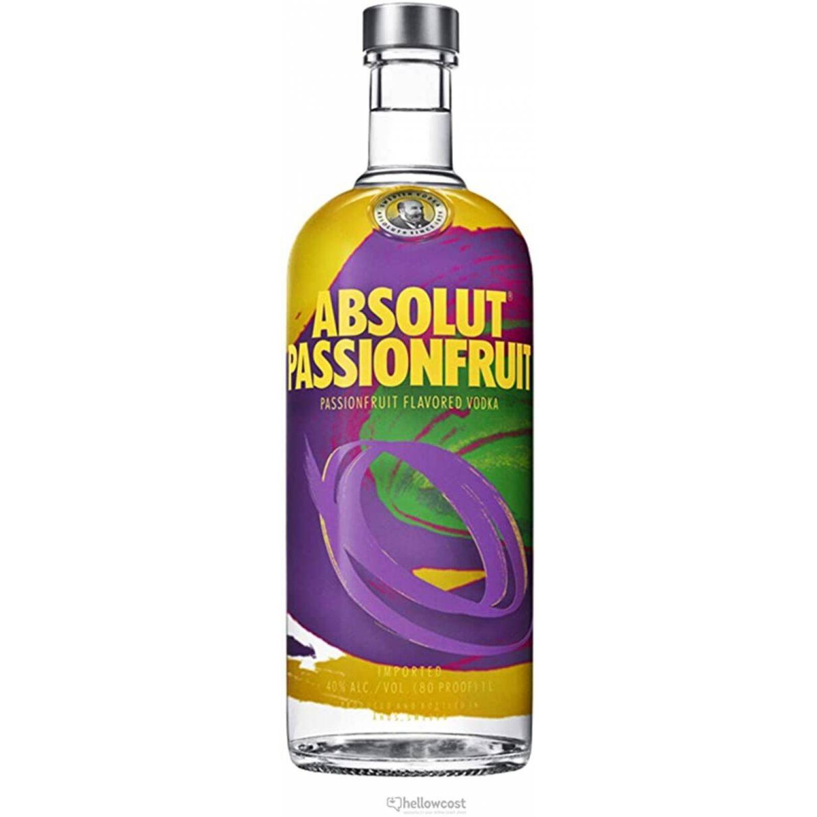 Pack de 12 Vodka Absolut Passion Fruit de 750ML 
