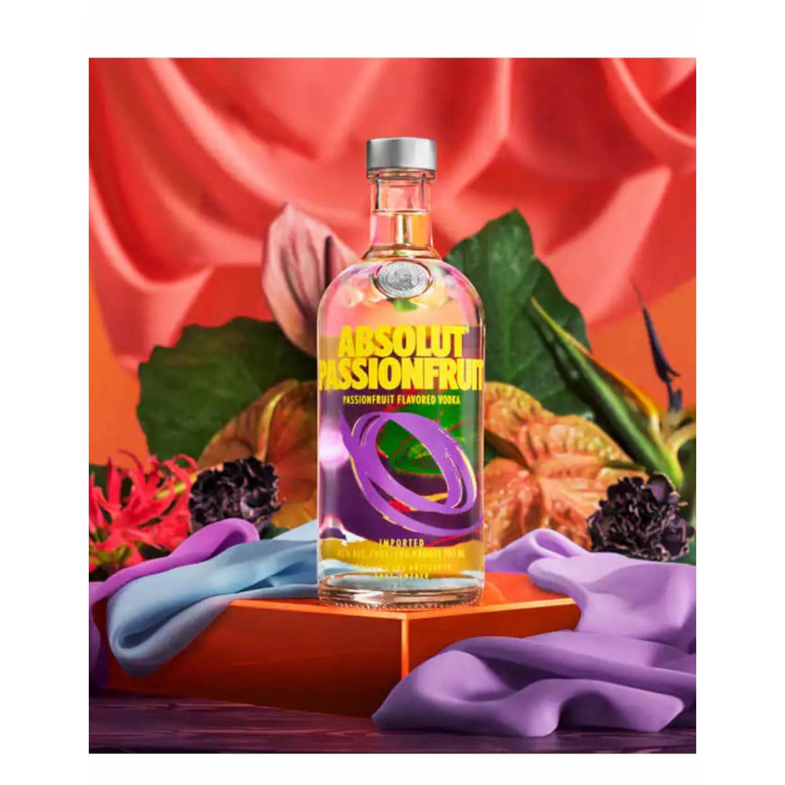 Pack de 12 Vodka Absolut Passion Fruit de 750ML 